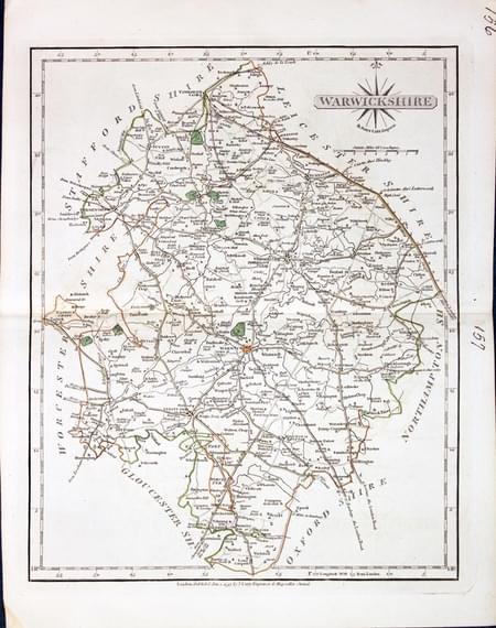 Warwickshire, John Cary 1793
