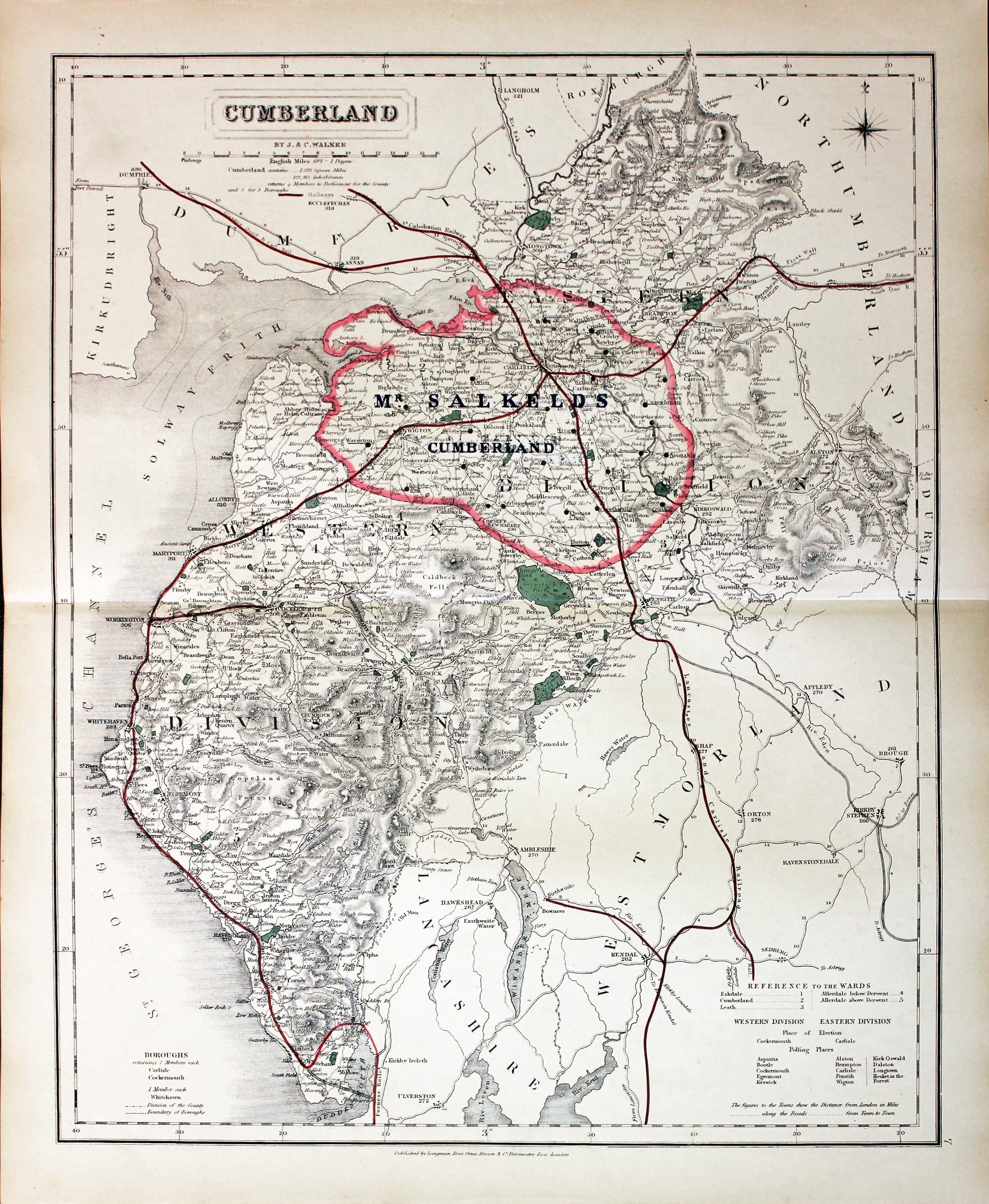 Cumberland - Fox Hunting, John and Charles Walker, 1851  Cumberland - Fox Hunting, John and Charles Walker, 1851