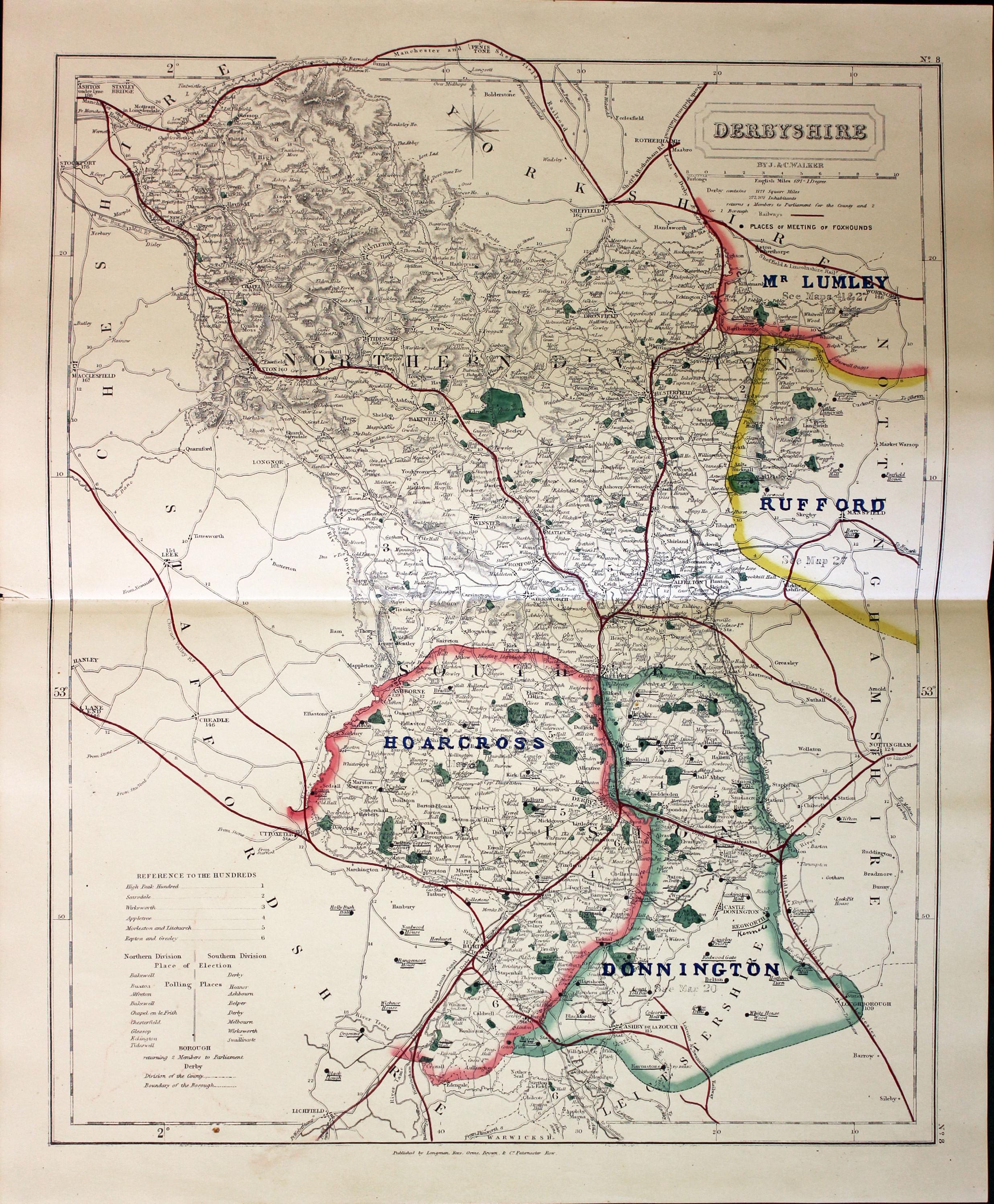 Derbyshire - Fox Hunting, John and Charles Walker, 1851