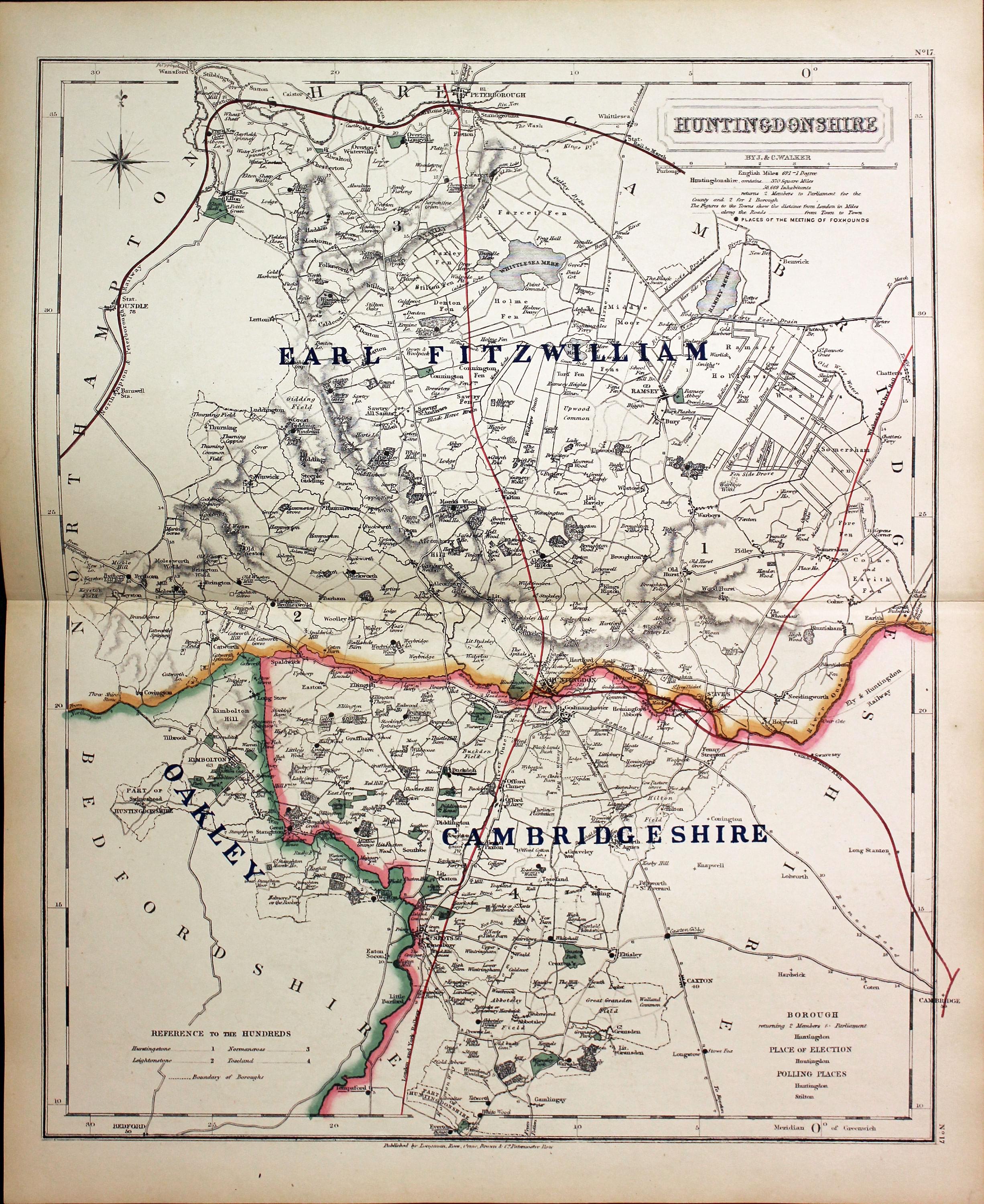 Hertfordshire - Fox Hunting, John and Charles Walker, 1851  Hertfordshire - Fox Hunting, John and Charles Walker, 1851
