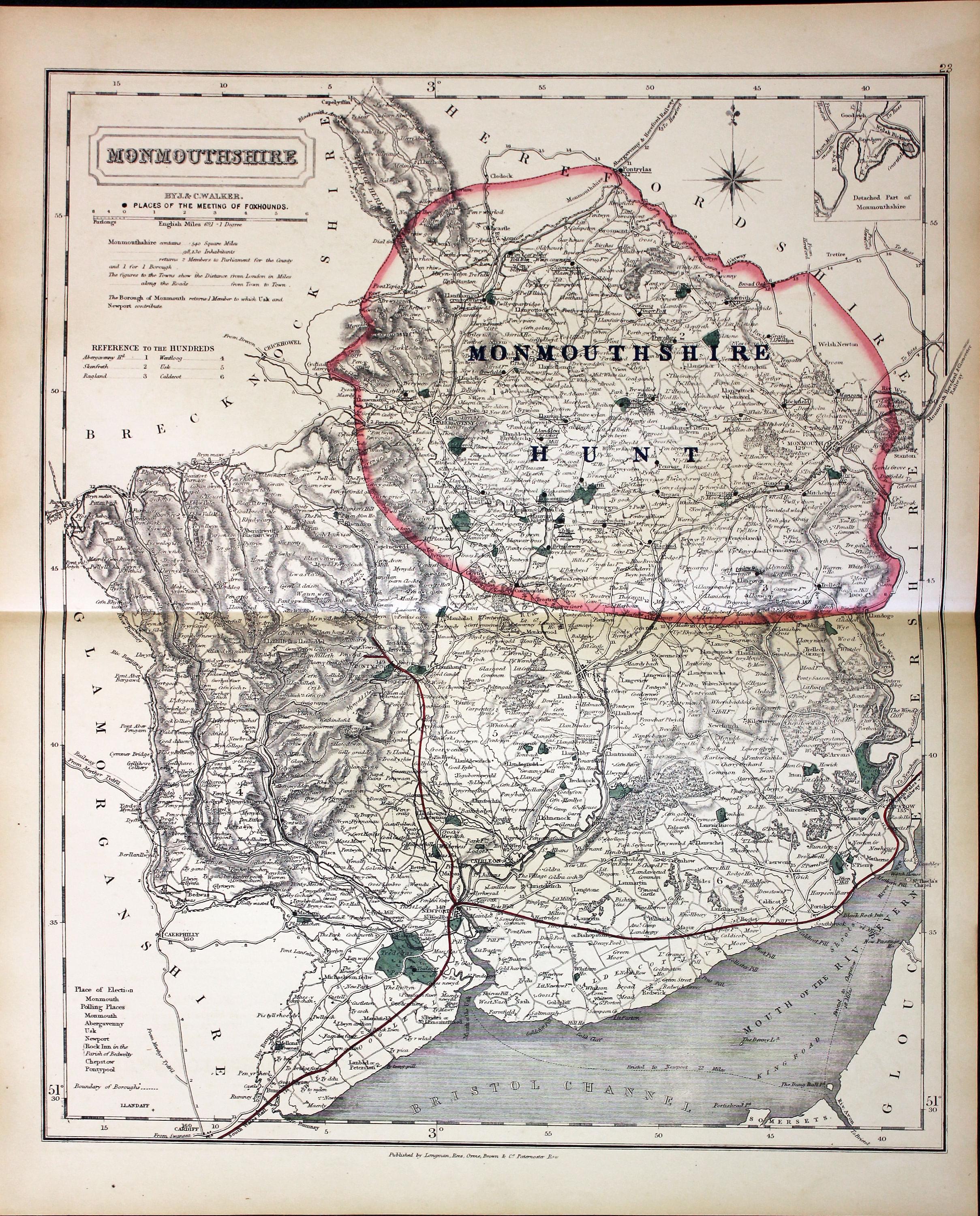 Monmouthshire - Fox Hunting, John and Charles Walker, 1851
