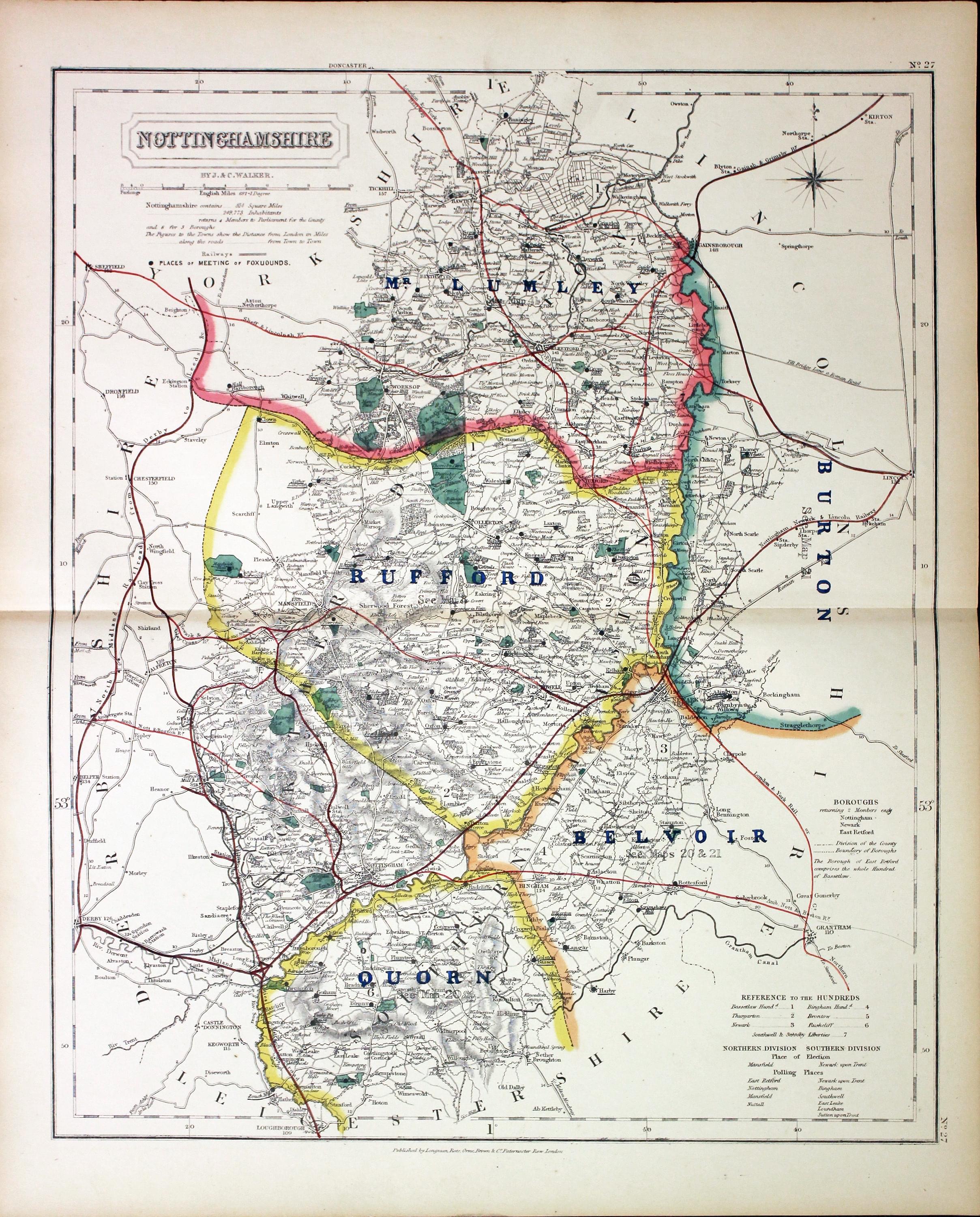Nottinghamshire - Fox Hunting, John and Charles Walker, 1851