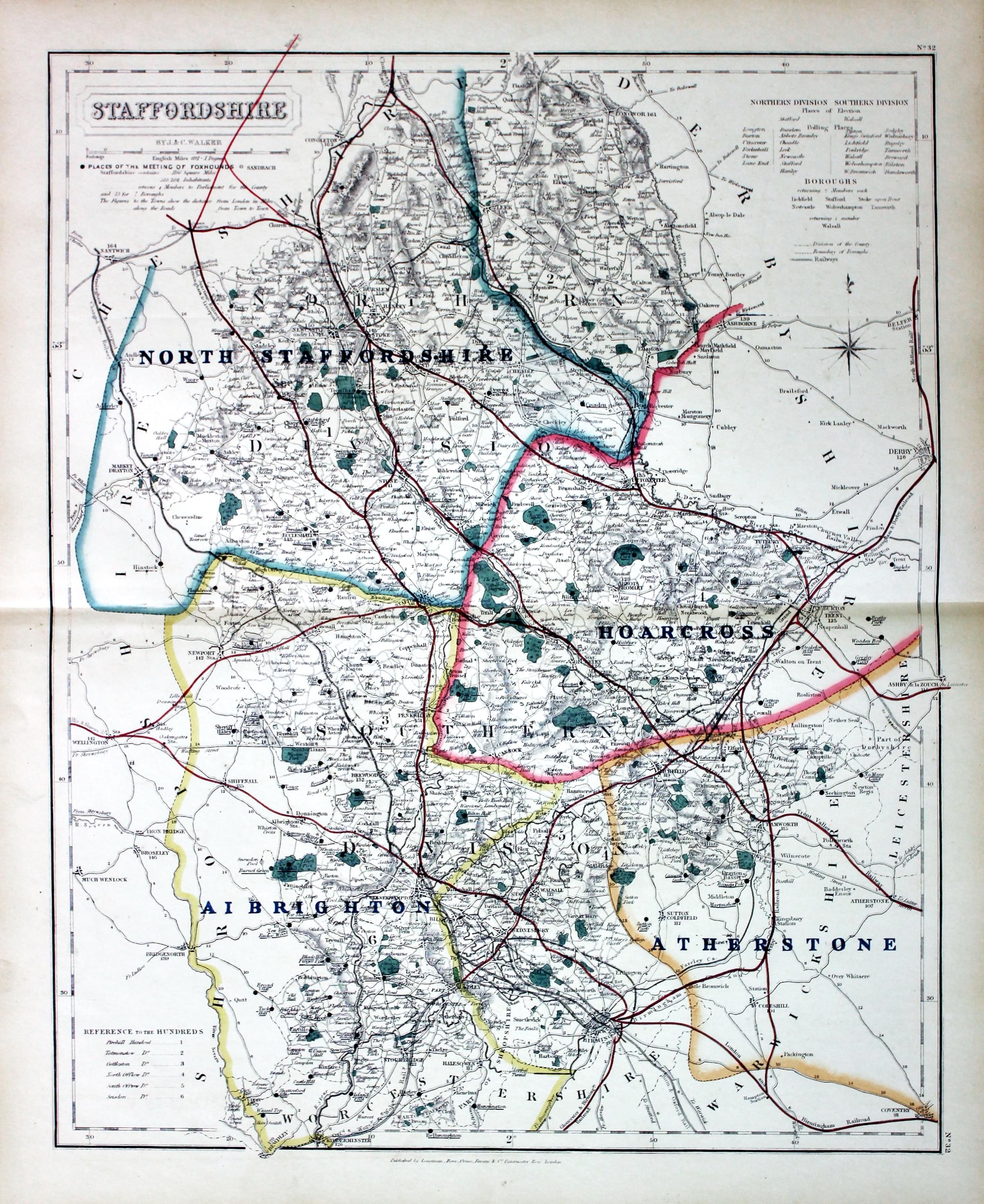 Staffordshire - Fox Hunting, John and Charles Walker, 1851