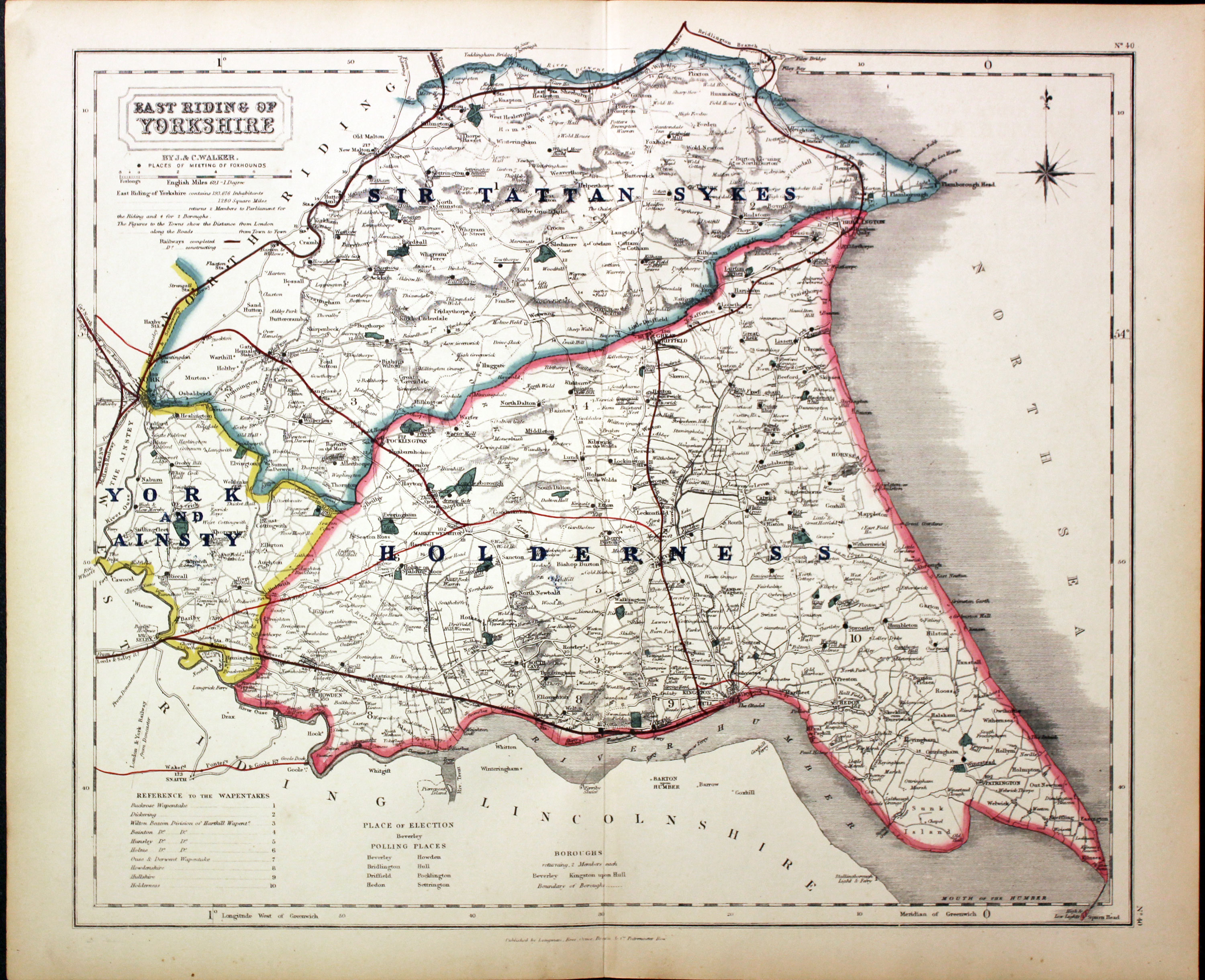 East Riding Yorkshire - Fox Hunting, John and Charles Walker, 1851