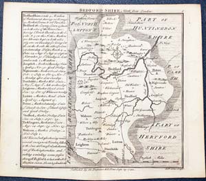 Bedfordshire, T. Badeslade and W. H.Toms 1742