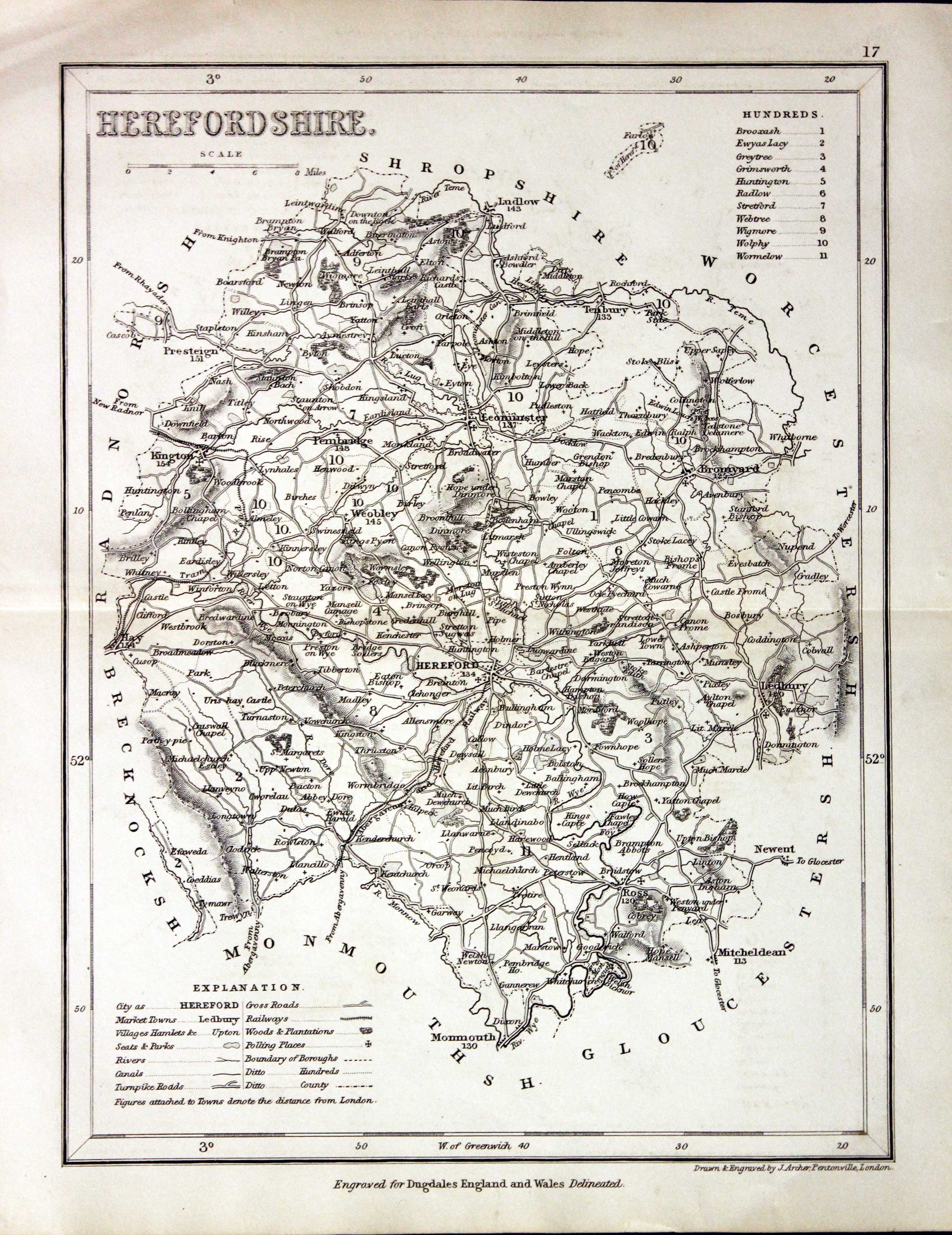 Herefordshire, Joshua Arxcher c.1845