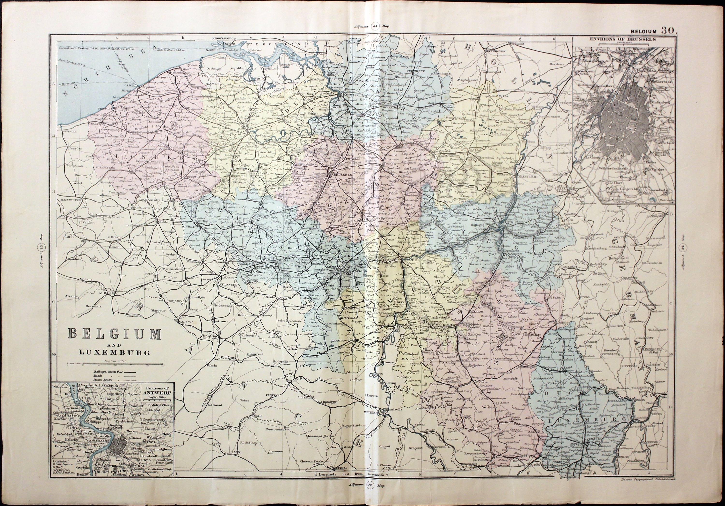 Belgium and Luxemburg, George Washington Bacon, 1891