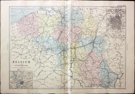 Belgium and Luxemburg, George Washington Bacon, 1891