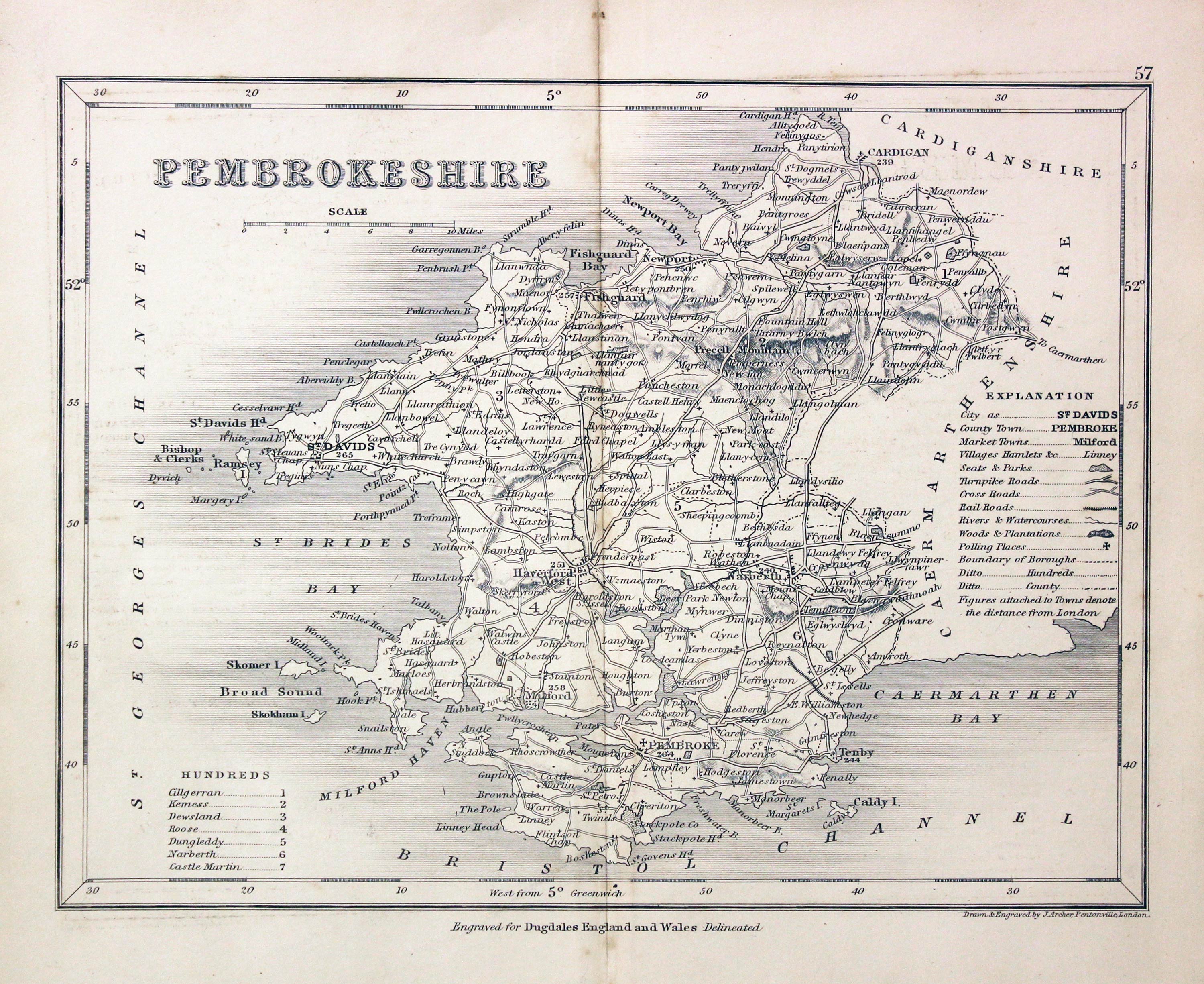 Pembrokeshire, Joshua Archer, c.1840  Pembrokeshire, Joshua Archer, c.1840