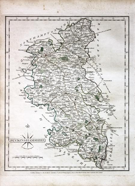  Buckinghamshire, John Cary 1787 
