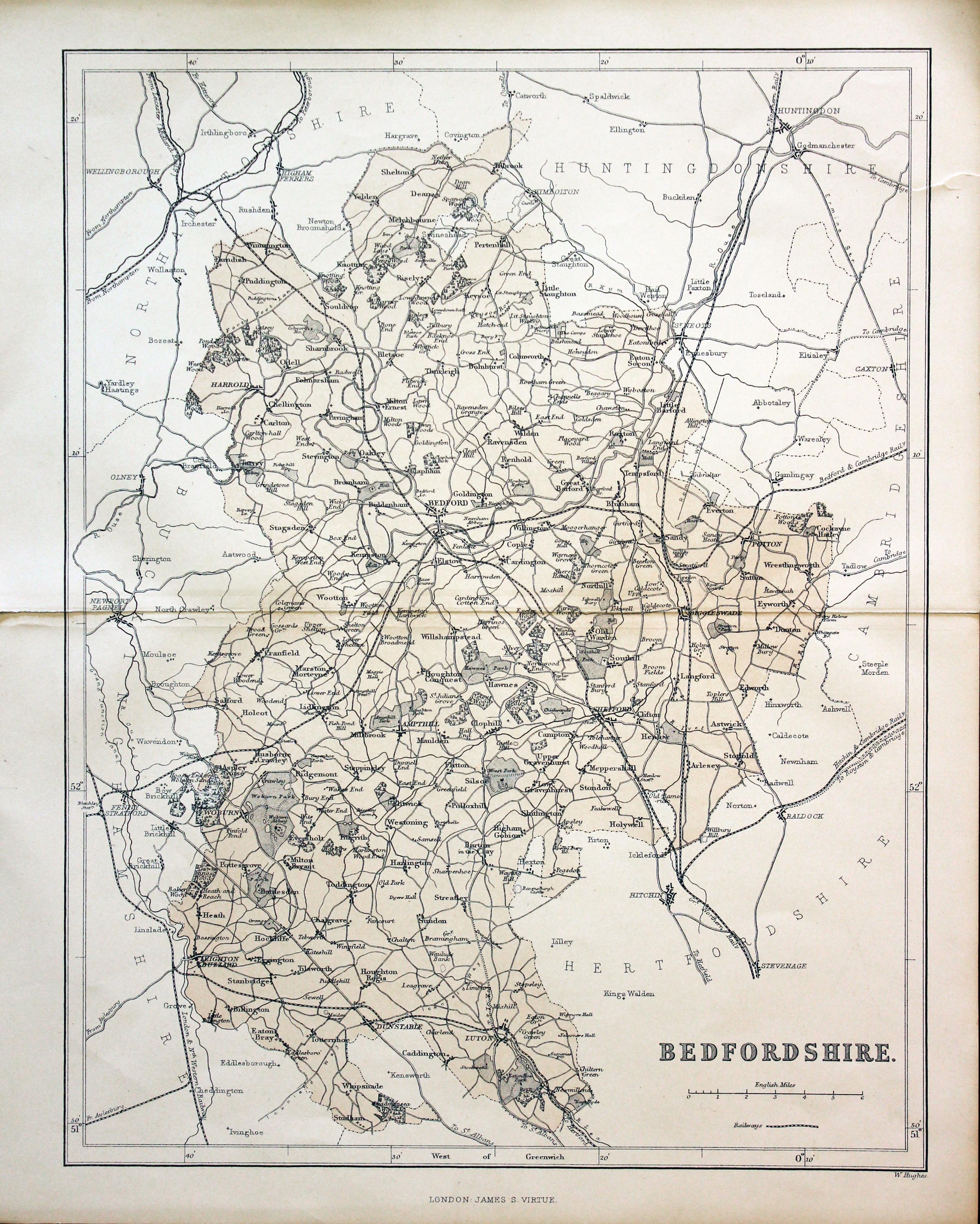Bedfordshire, W. Hughes, 1868
