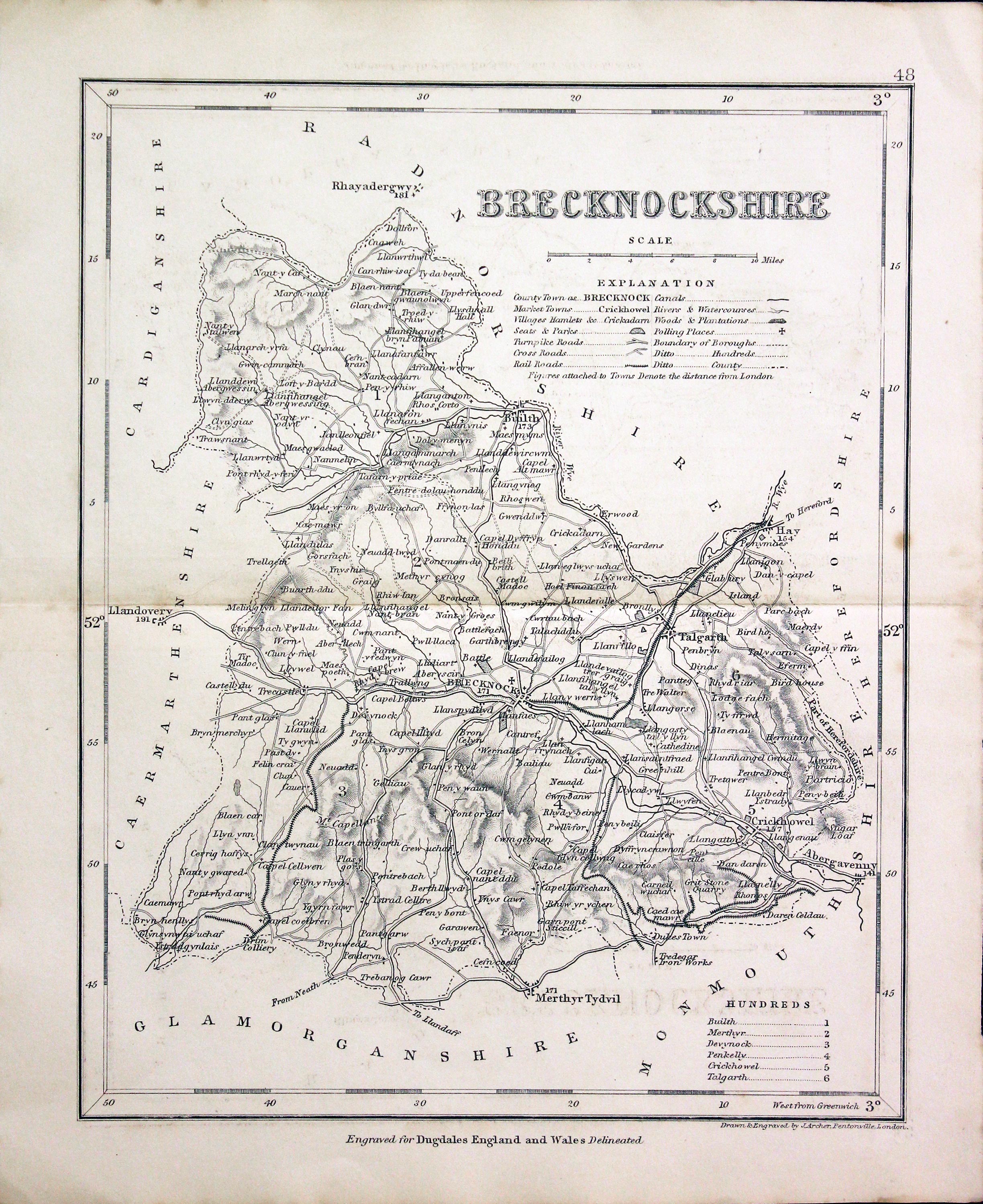 Breconshire, Joshua Archer, c.1845  Breconshire, Joshua Archer, c.1845