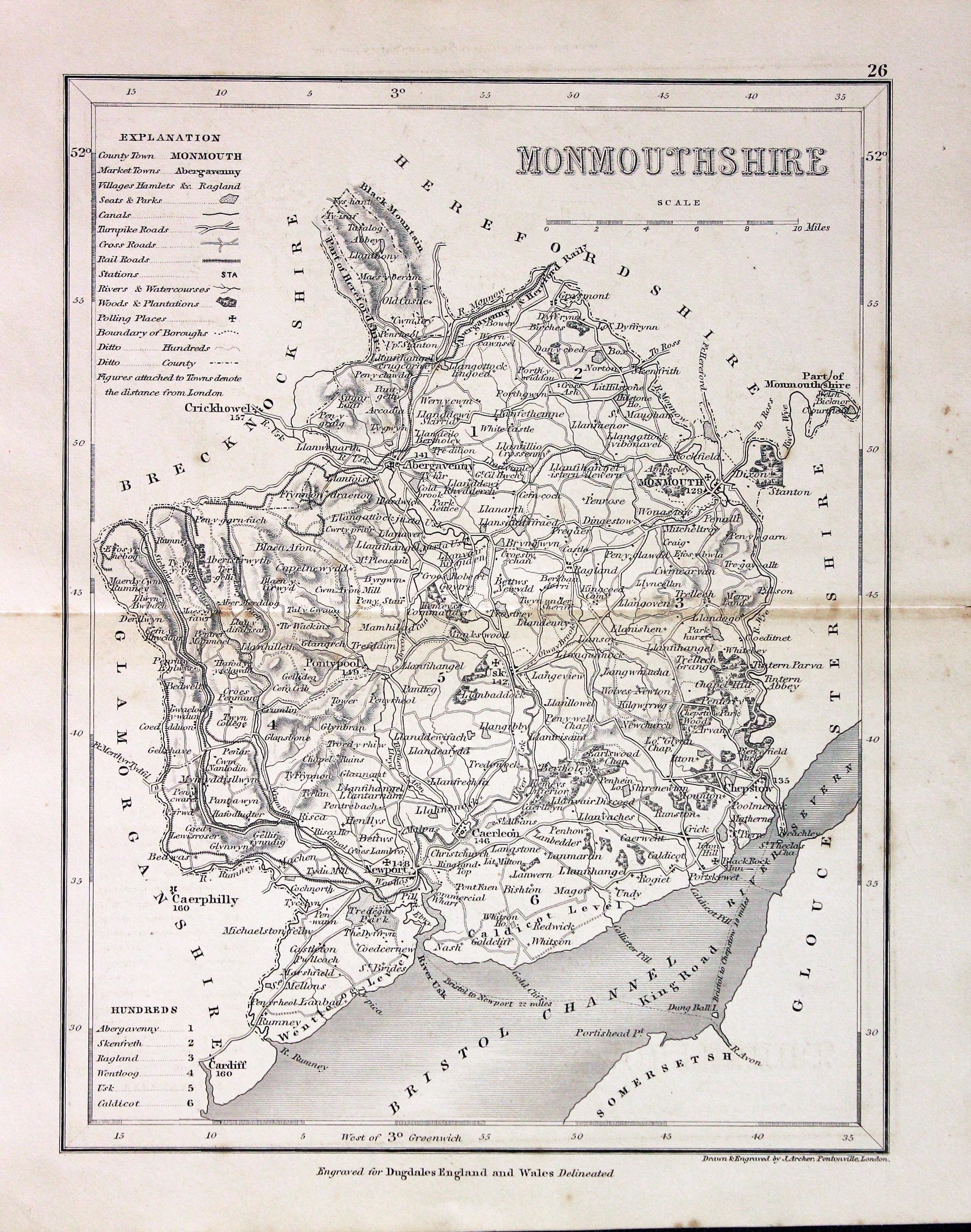 Monmouthshire, Joshua Archer c.1845
