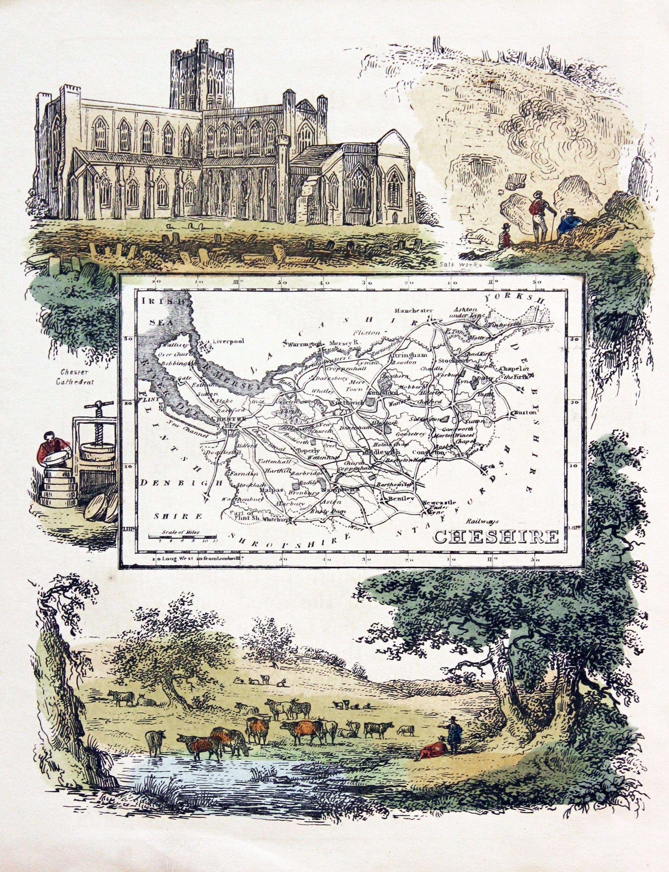 Cheshire, Reuben Ramble 1844  Cheshire, Reuben Ramble 1844
