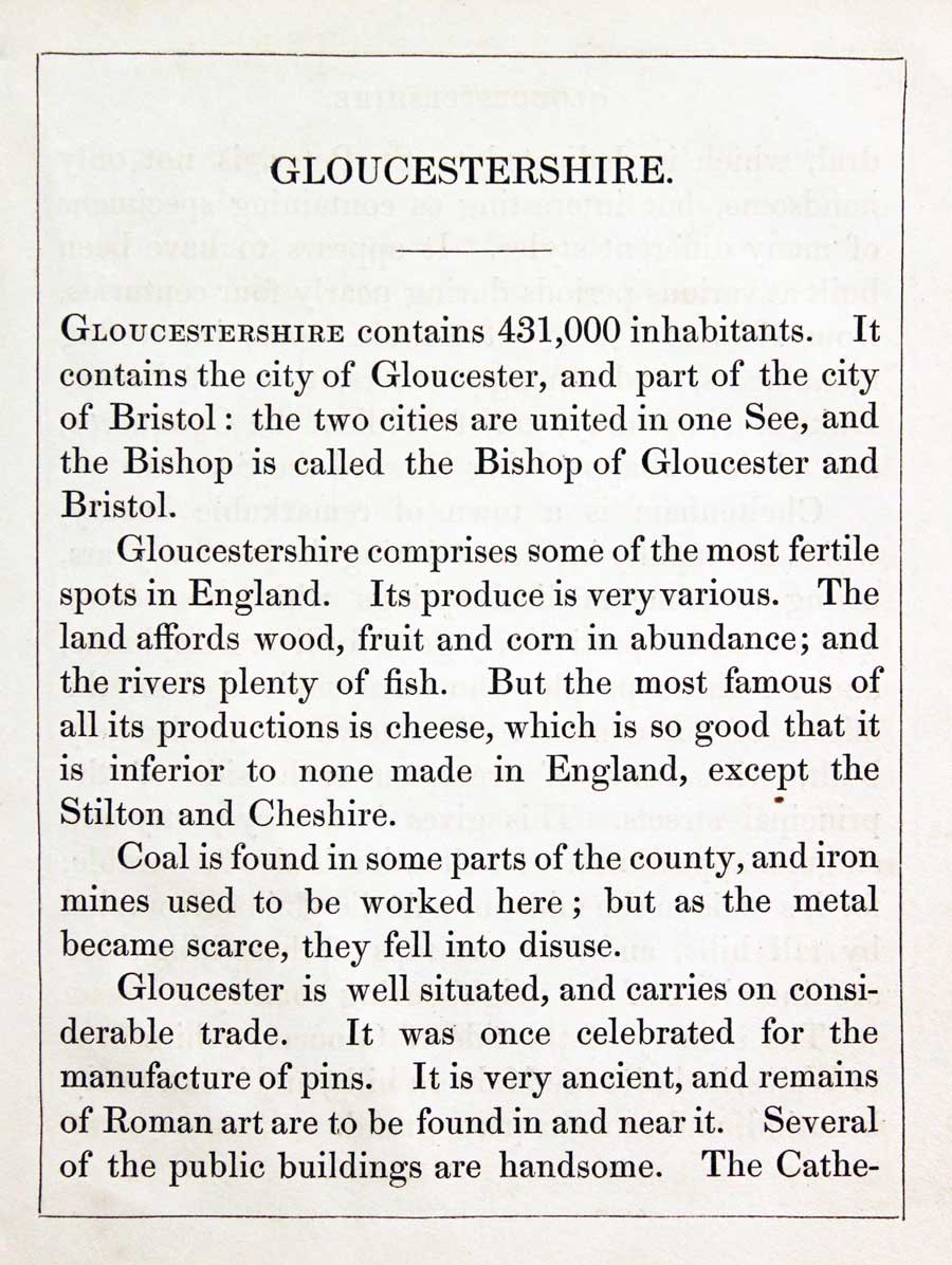 Gloucestershire Text, Reuben Ramble 1844
