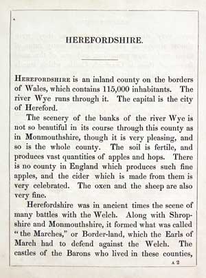 Herefordshire Text, Reuben Ramble 1844