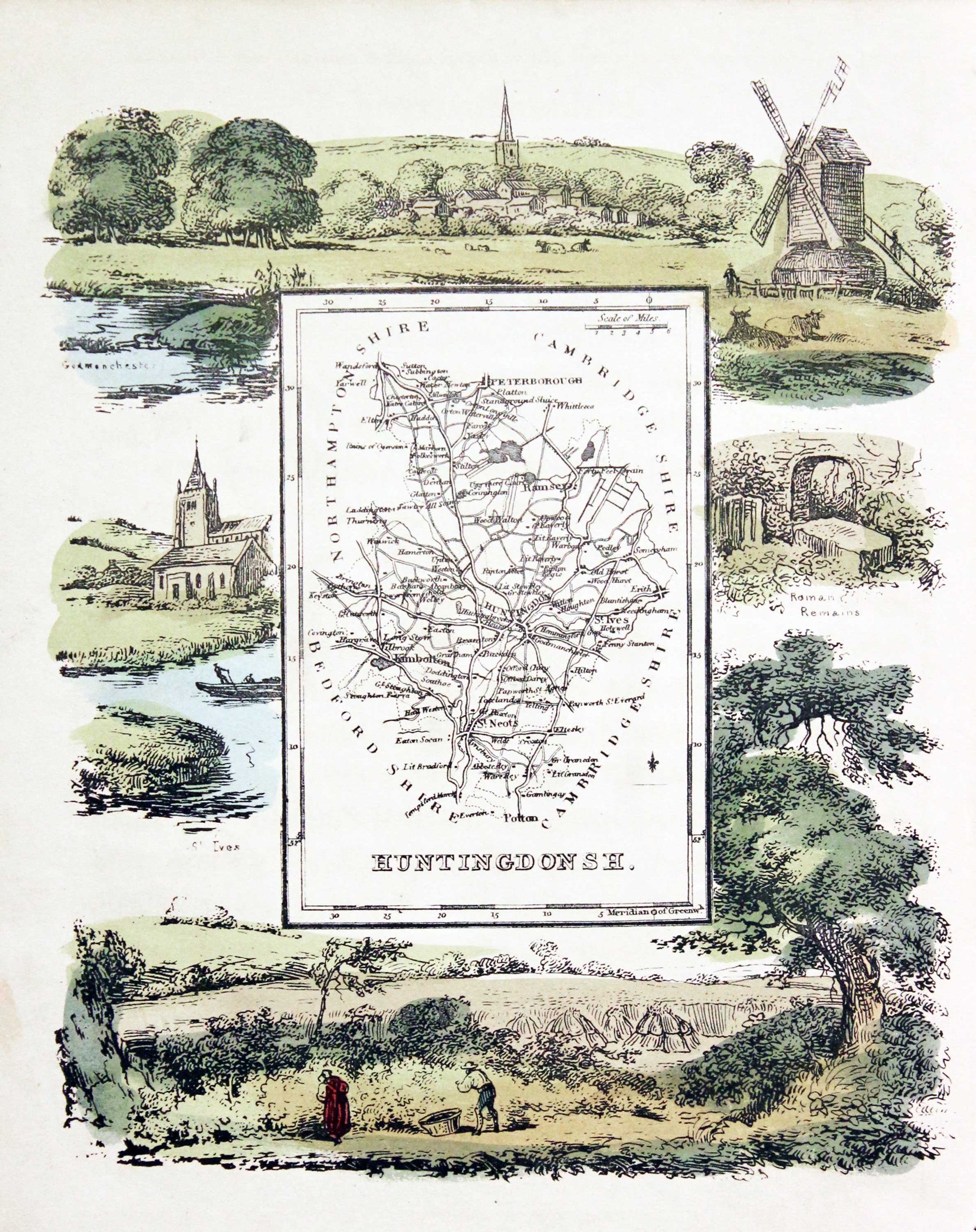 Huntingdonshire, Reuben Ramble 1845  Huntingdonshire, Reuben Ramble 1845