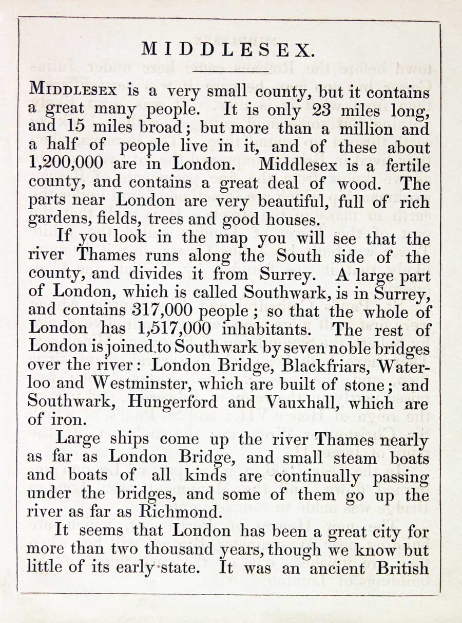 Middlesex Text, Reuben Ramble 1844  Middlesex Text, Reuben Ramble 1844