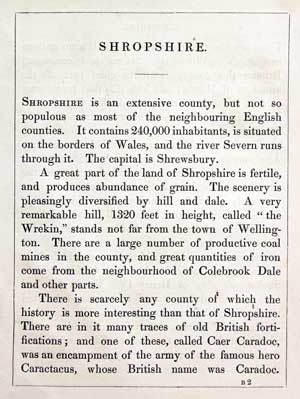  Shropshire Text, Reuben Ramble 1844 