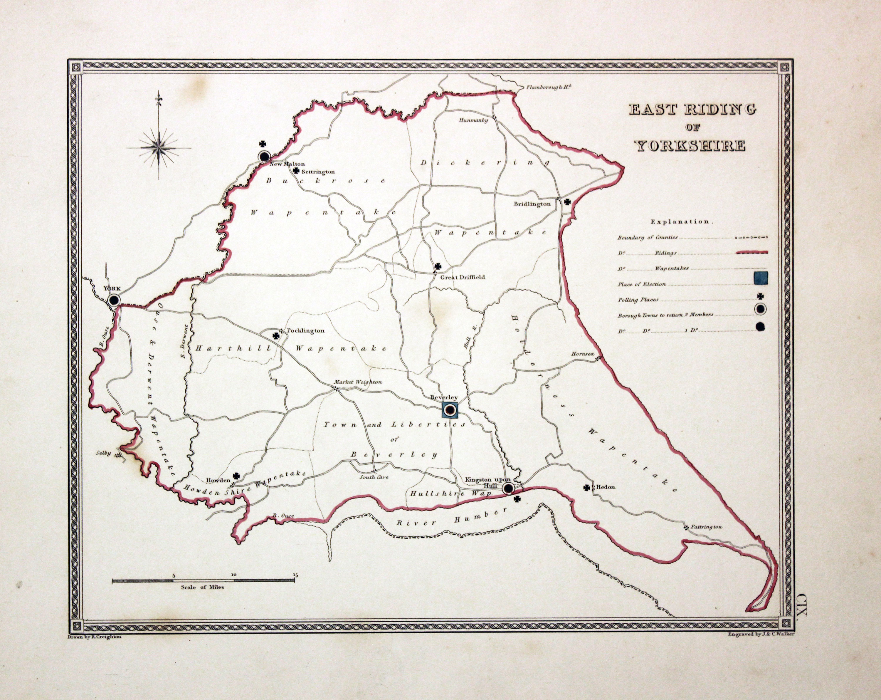 Yorkshire East Riding, Creighton/Walker, 1835