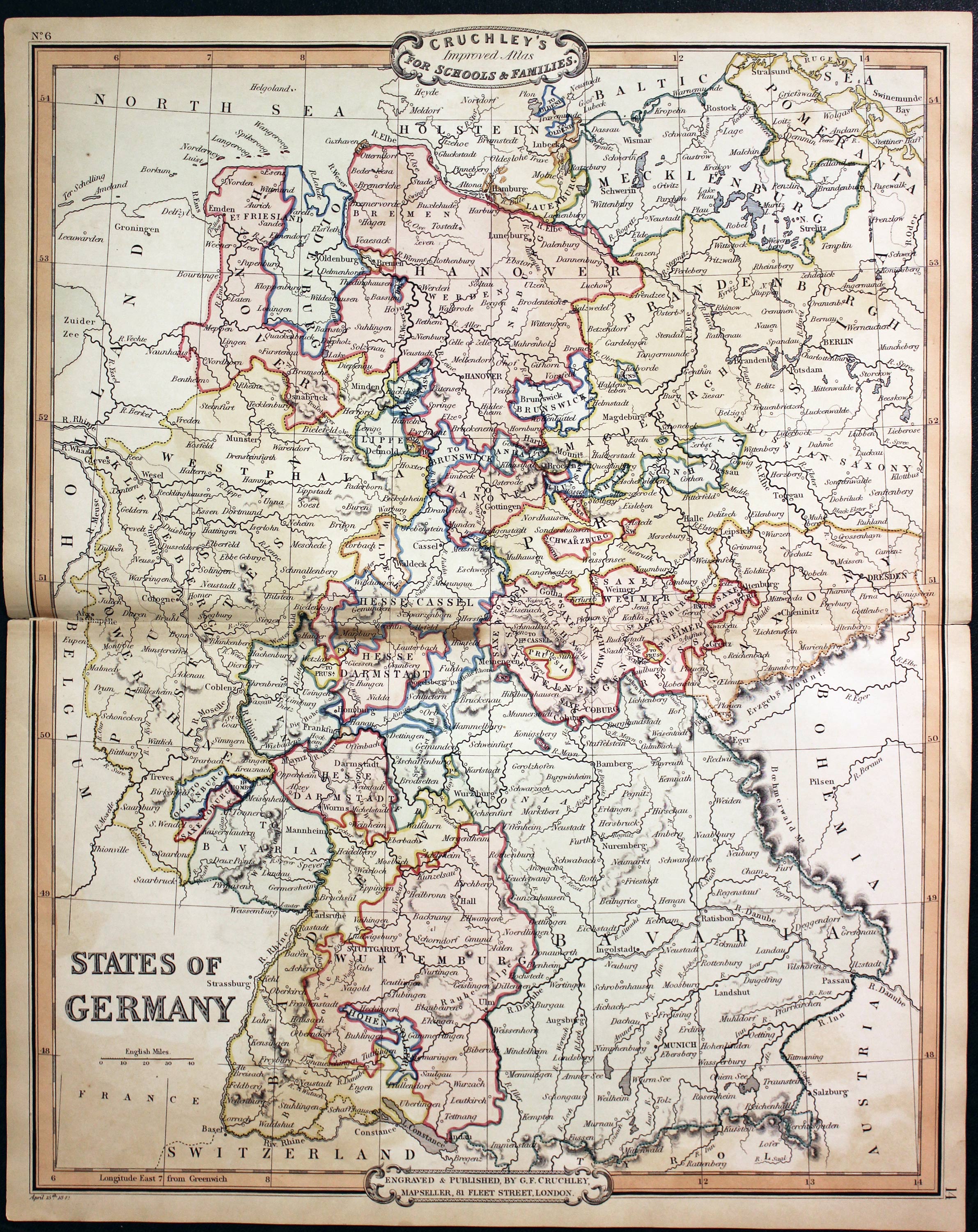 Germany, George Frederick Cruchley, 1848  Germany, George Frederick Cruchley, 1848