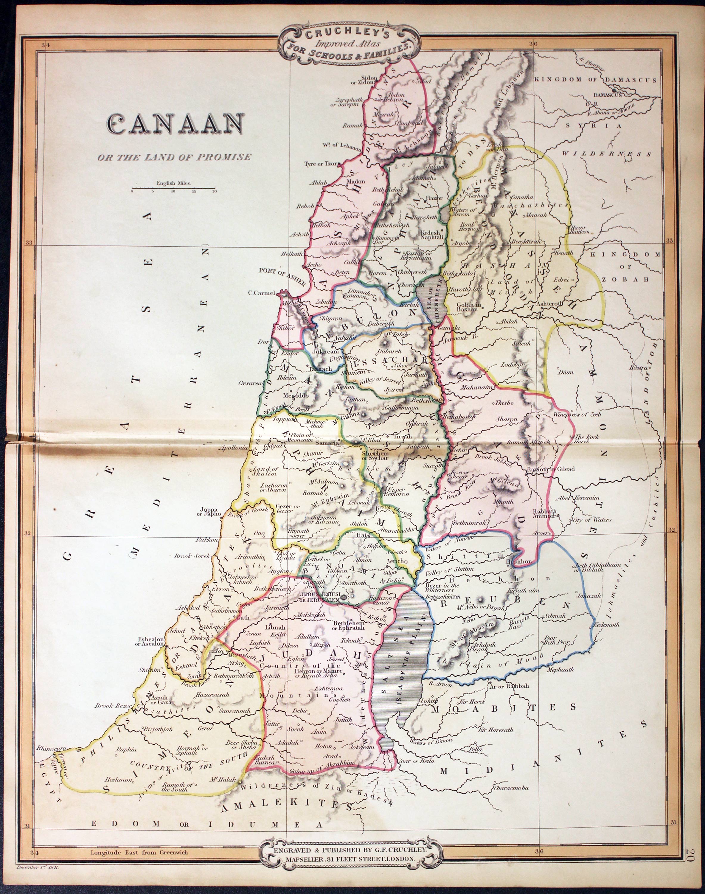 Canaan, George Frederick Cruchley, 1848  Canaan, George Frederick Cruchley, 1848