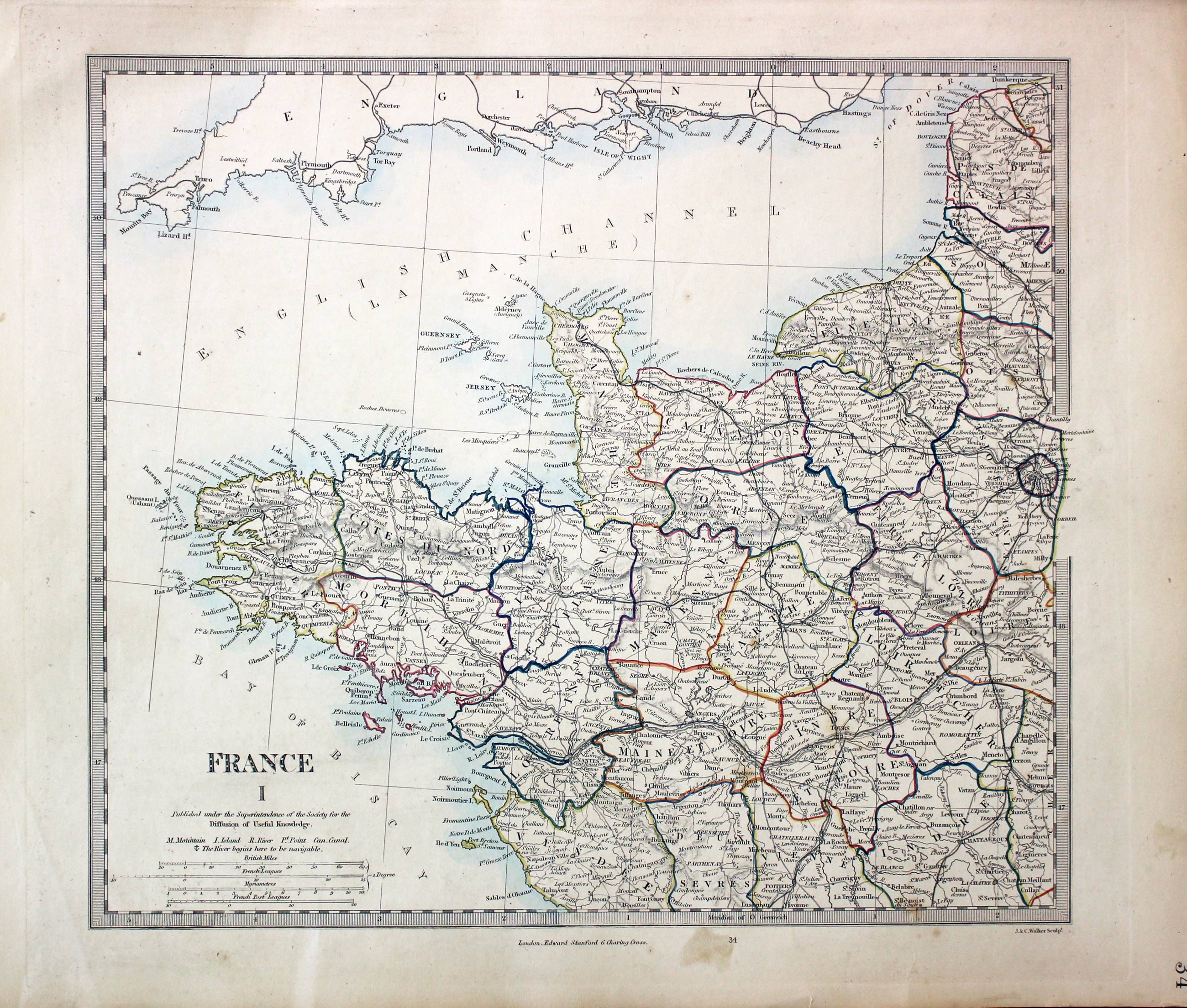 France I. North West to Paris, SDUK, 1875