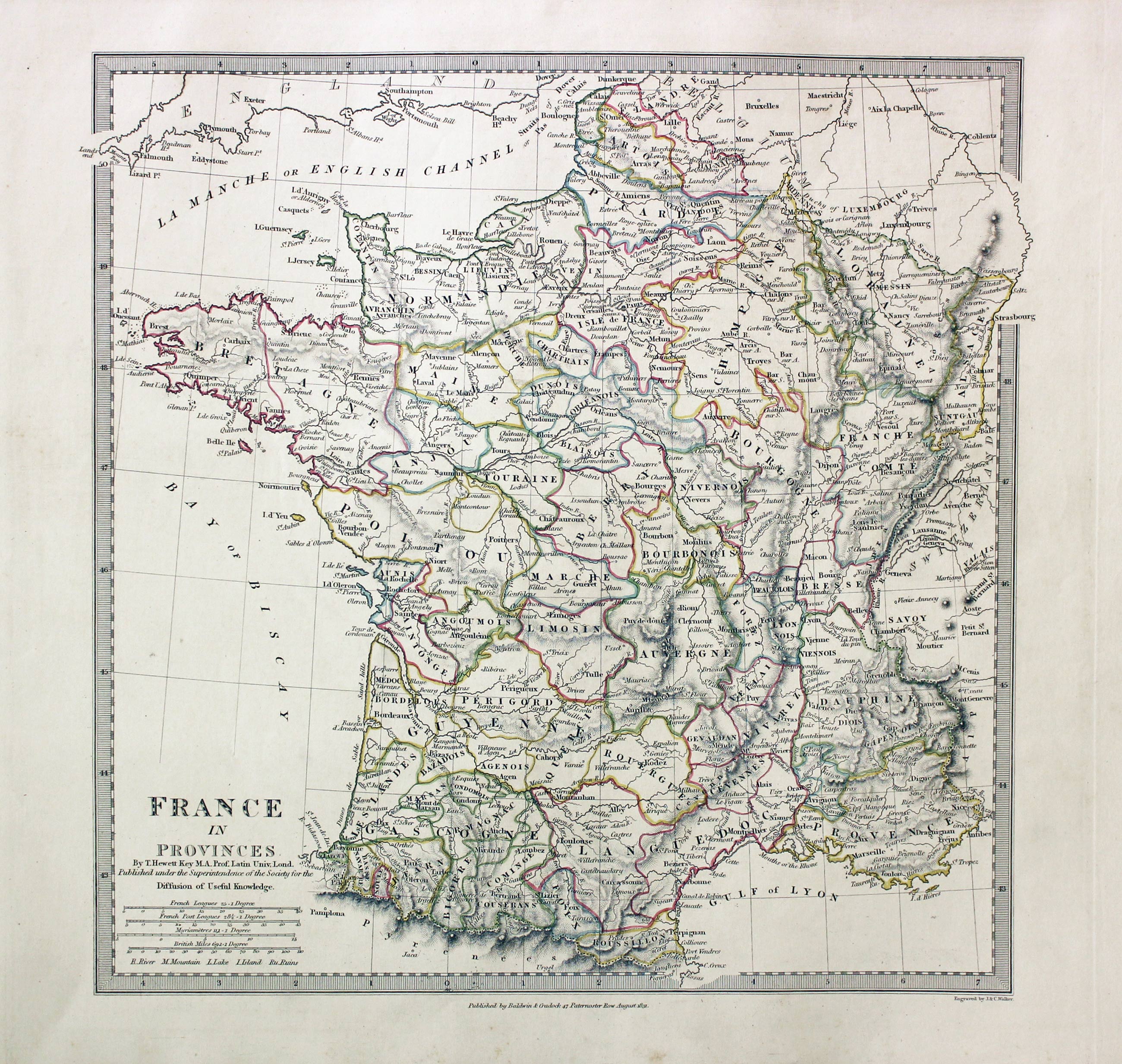 France in Provinces, SDUK, 1831