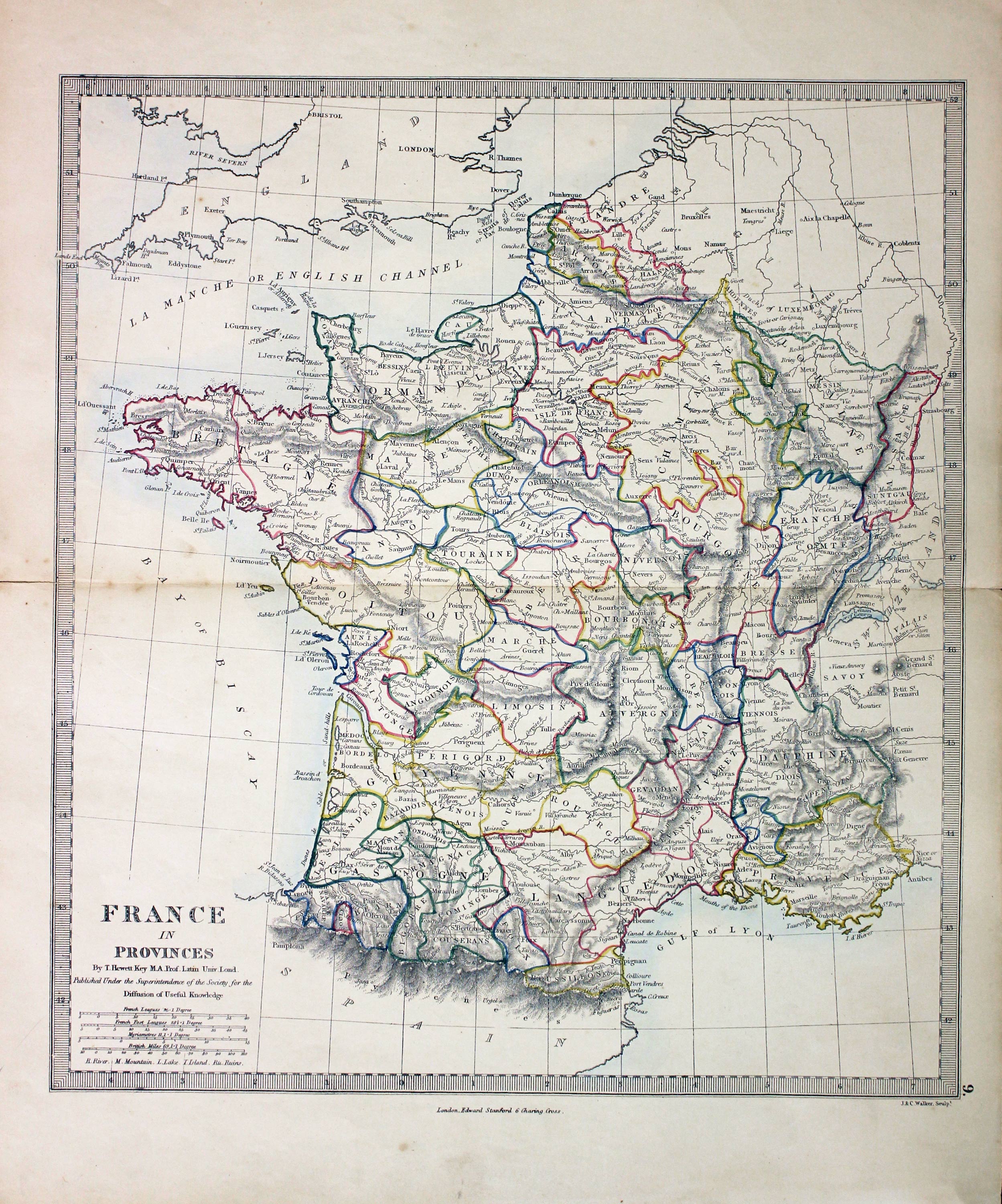 France in Provinces, SDUK, 1831