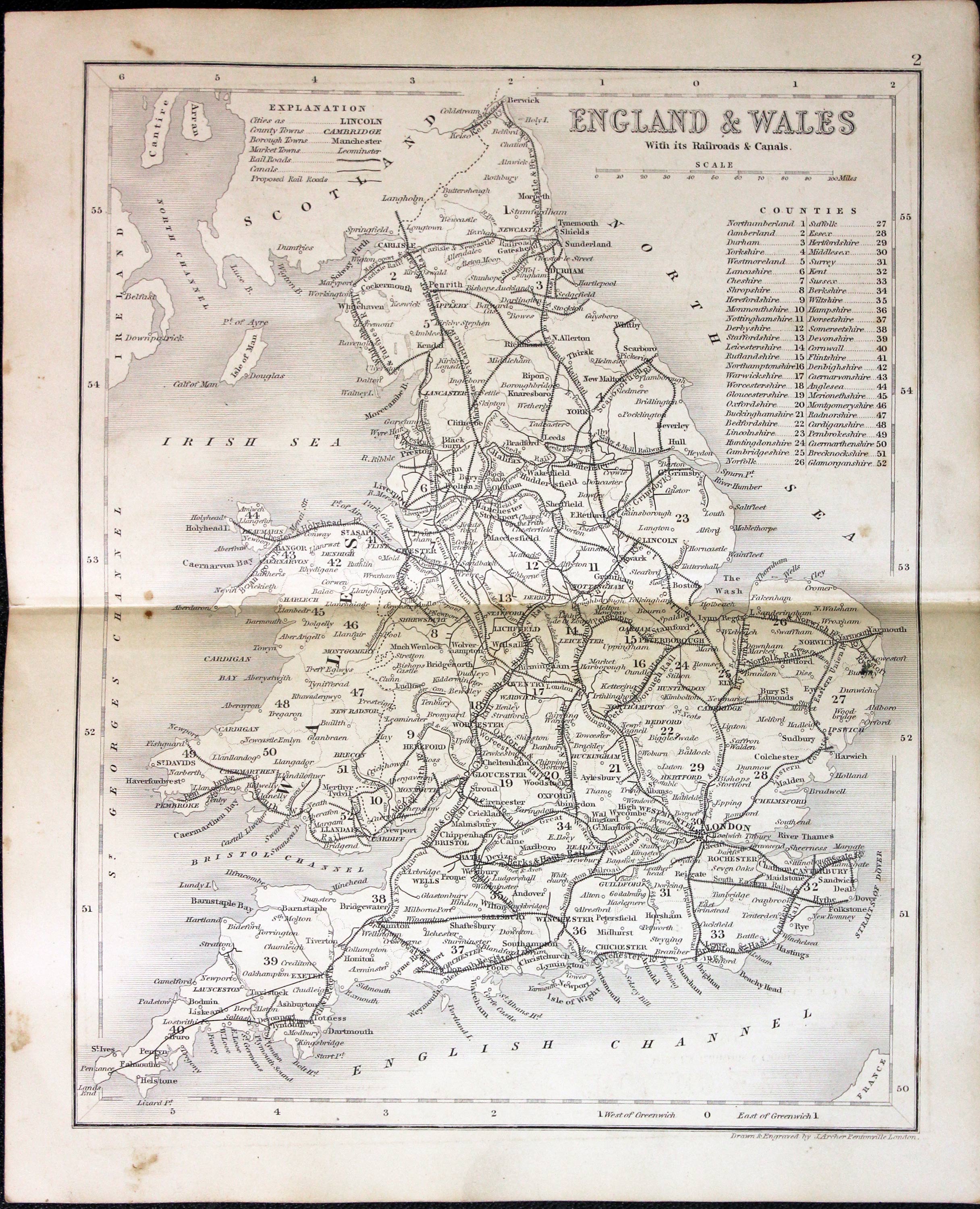 England and Wales Joshua Archer c.1845