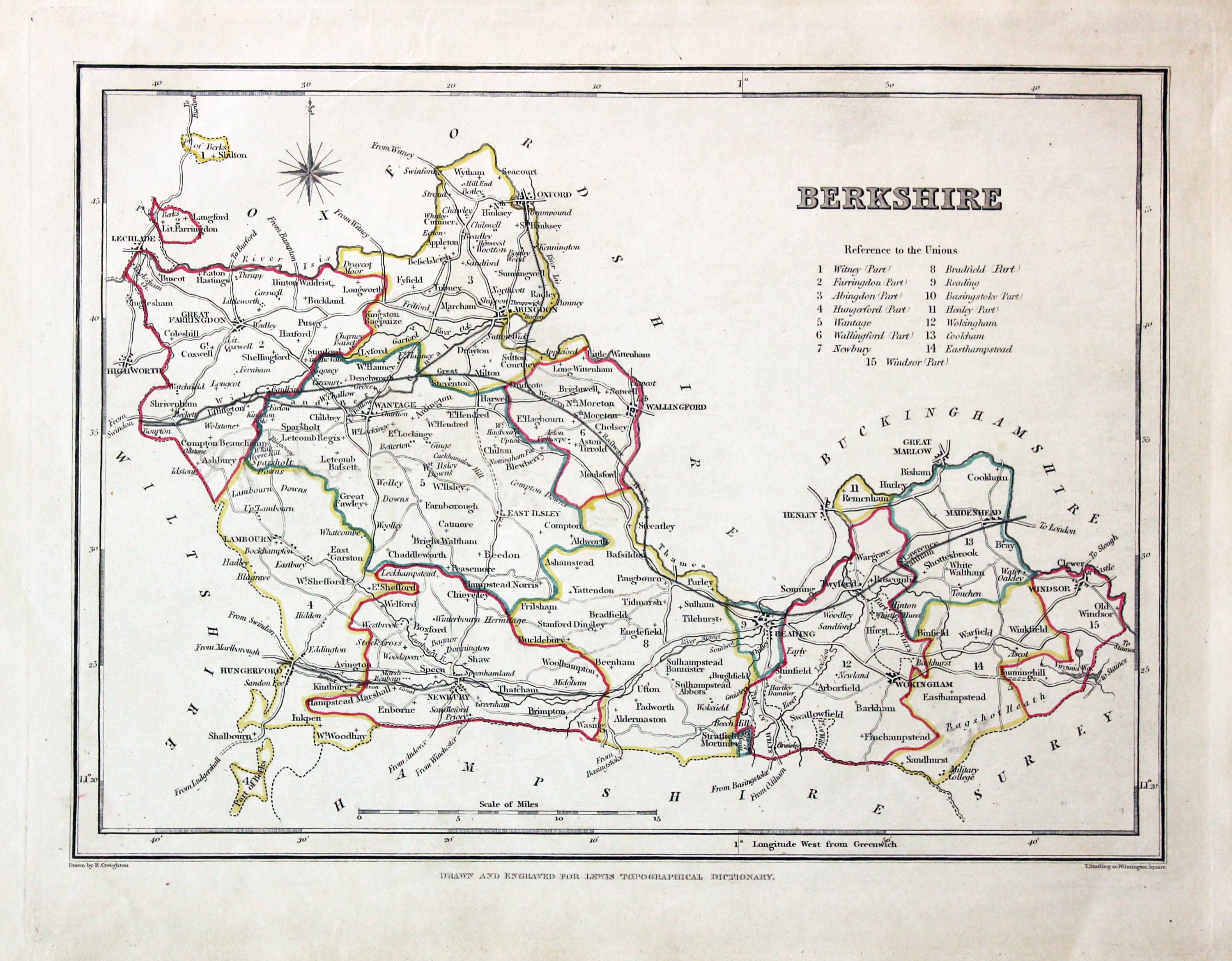 Berkshire, Samuel Lewis 1845