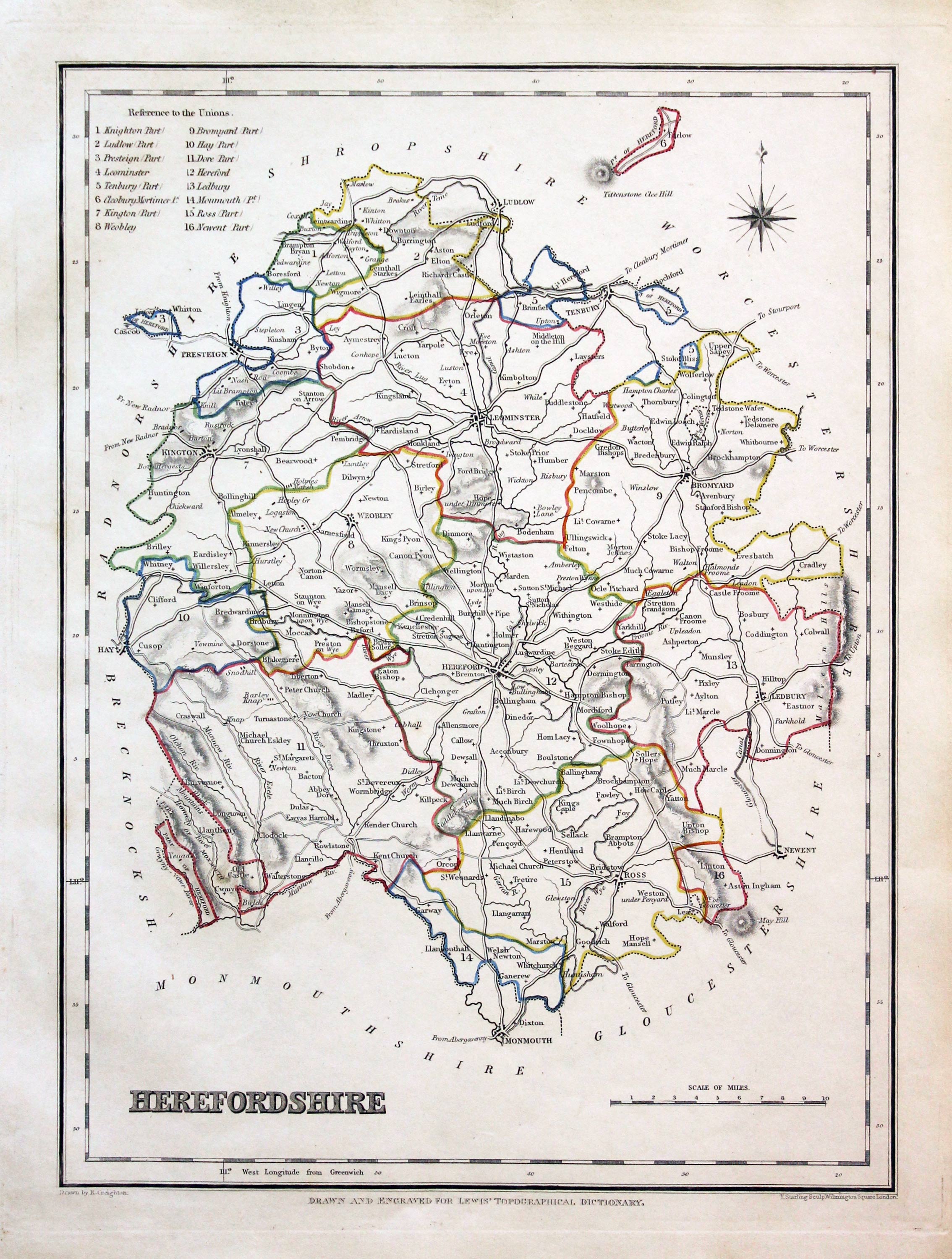 Herefordshire, Samuel Lewis 1845