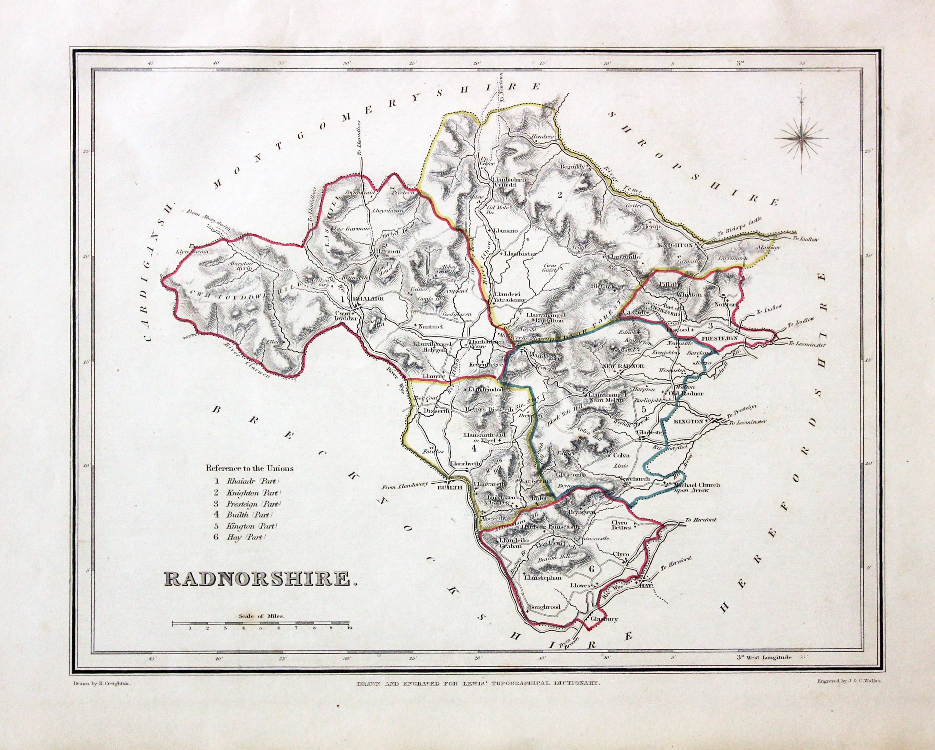 Radnorshire, Samuel Lewis 1845