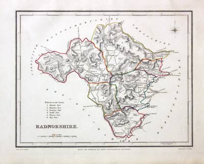 Radnorshire, Samuel Lewis 1845