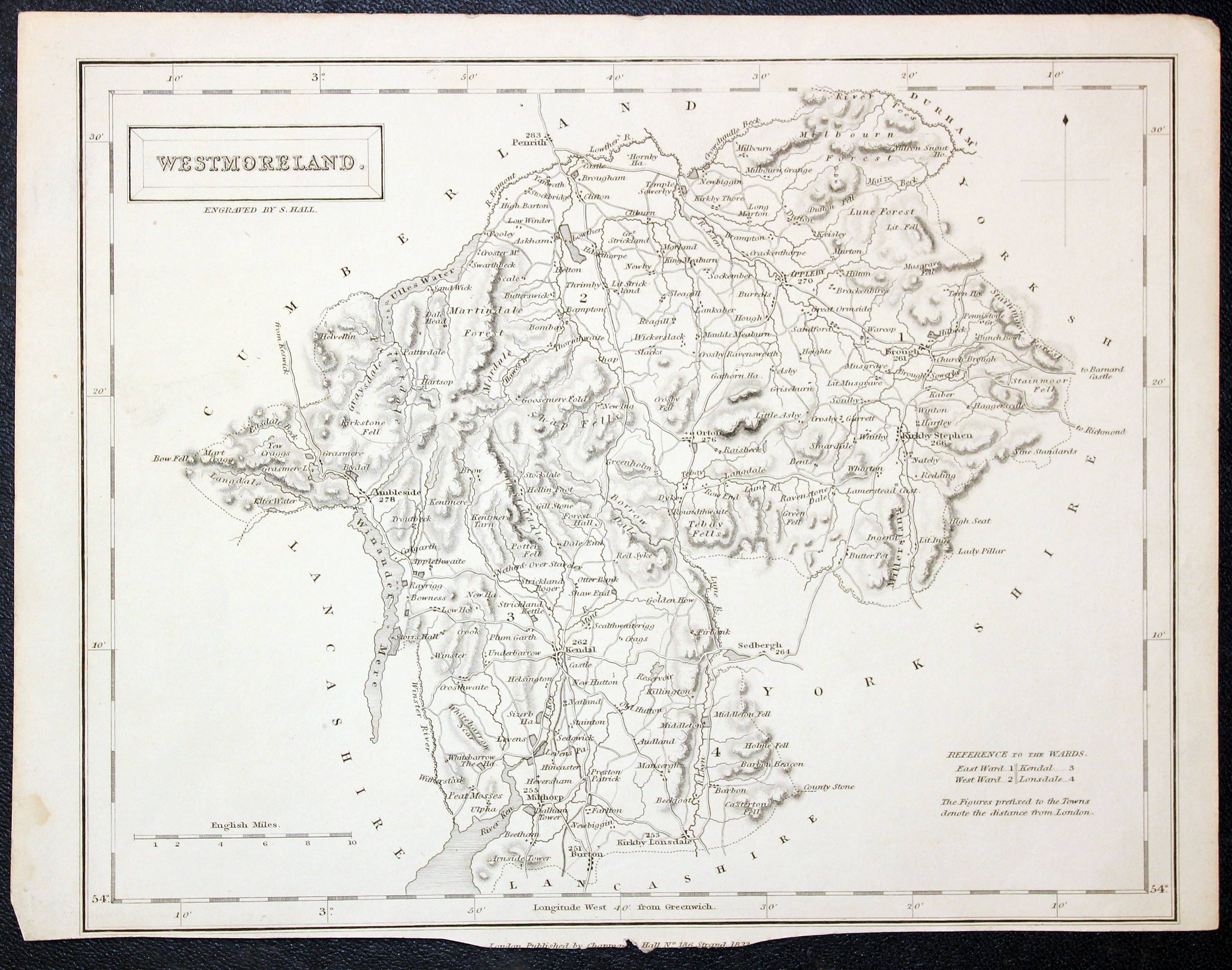 Westmorland, Sudney Hall, 1822
