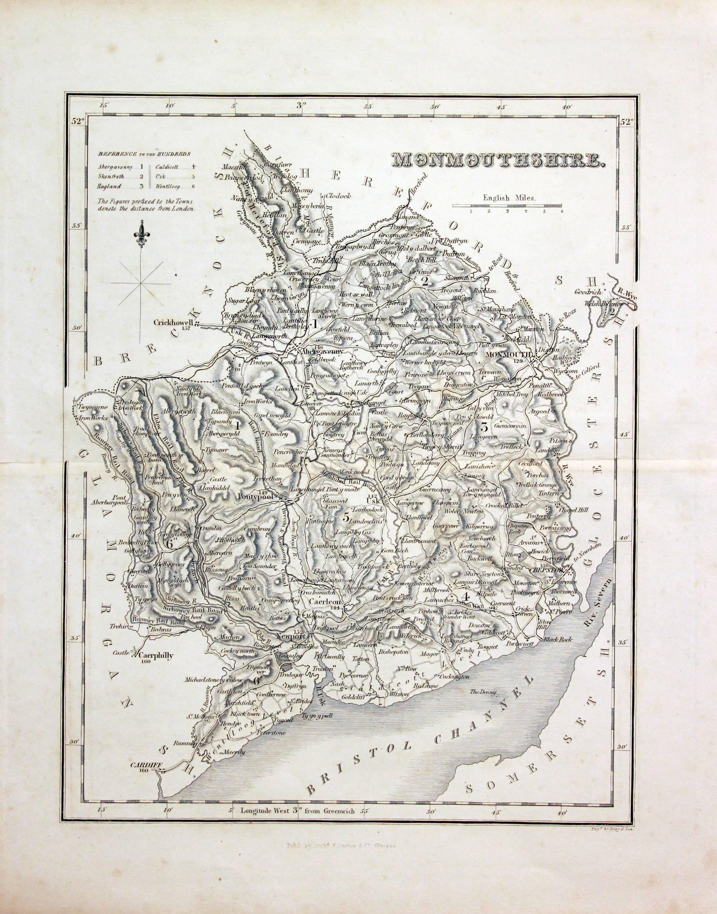 Monmouthshire, Archibald Fullarton c.1843