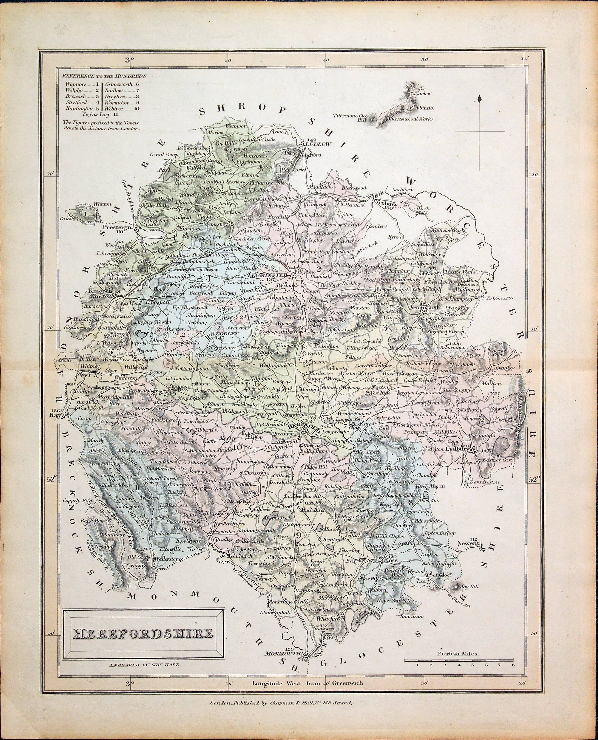 Herefordshire, Sidney Hall c.1831