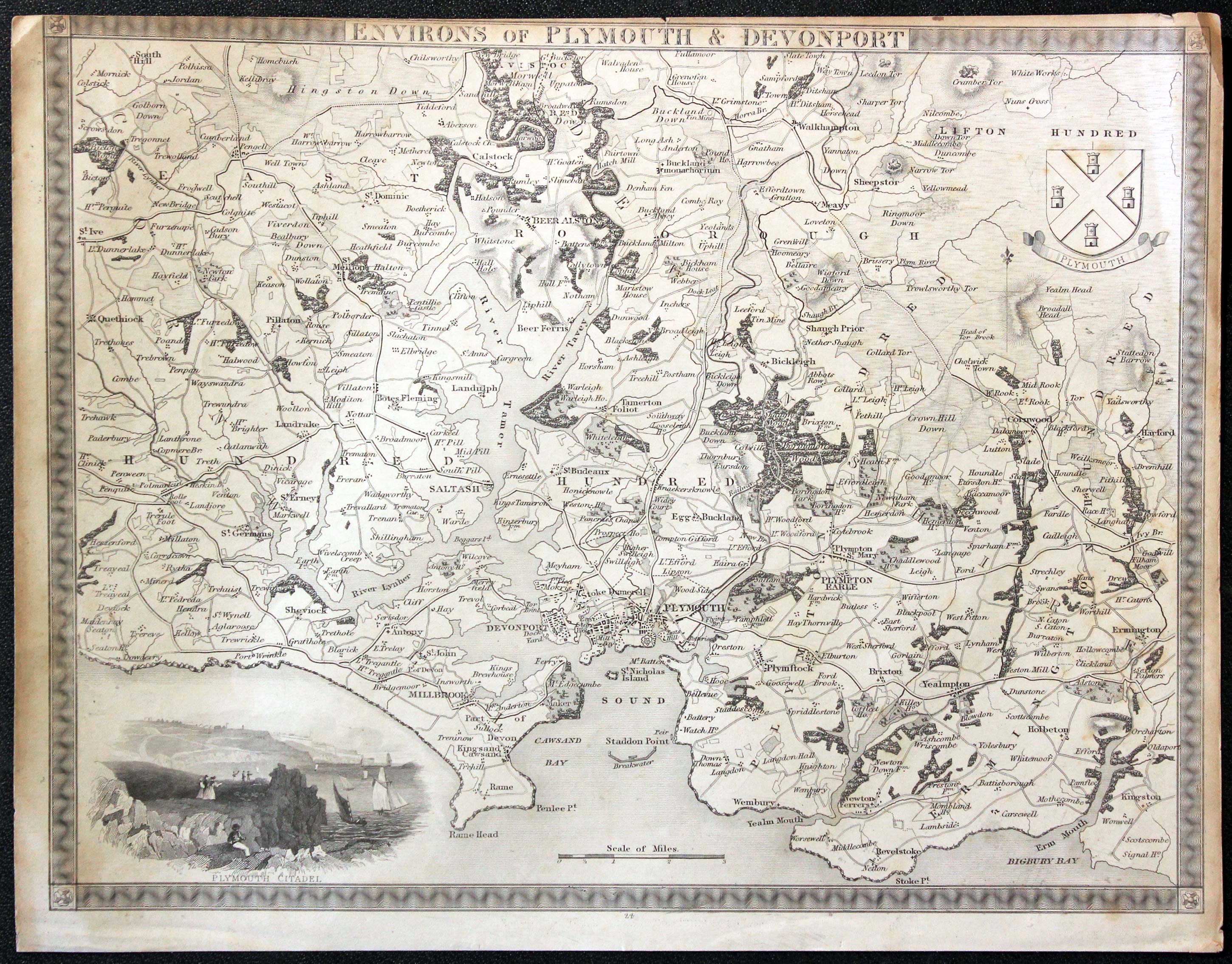 Plymouth and Devenport Thomas Moule c.1850