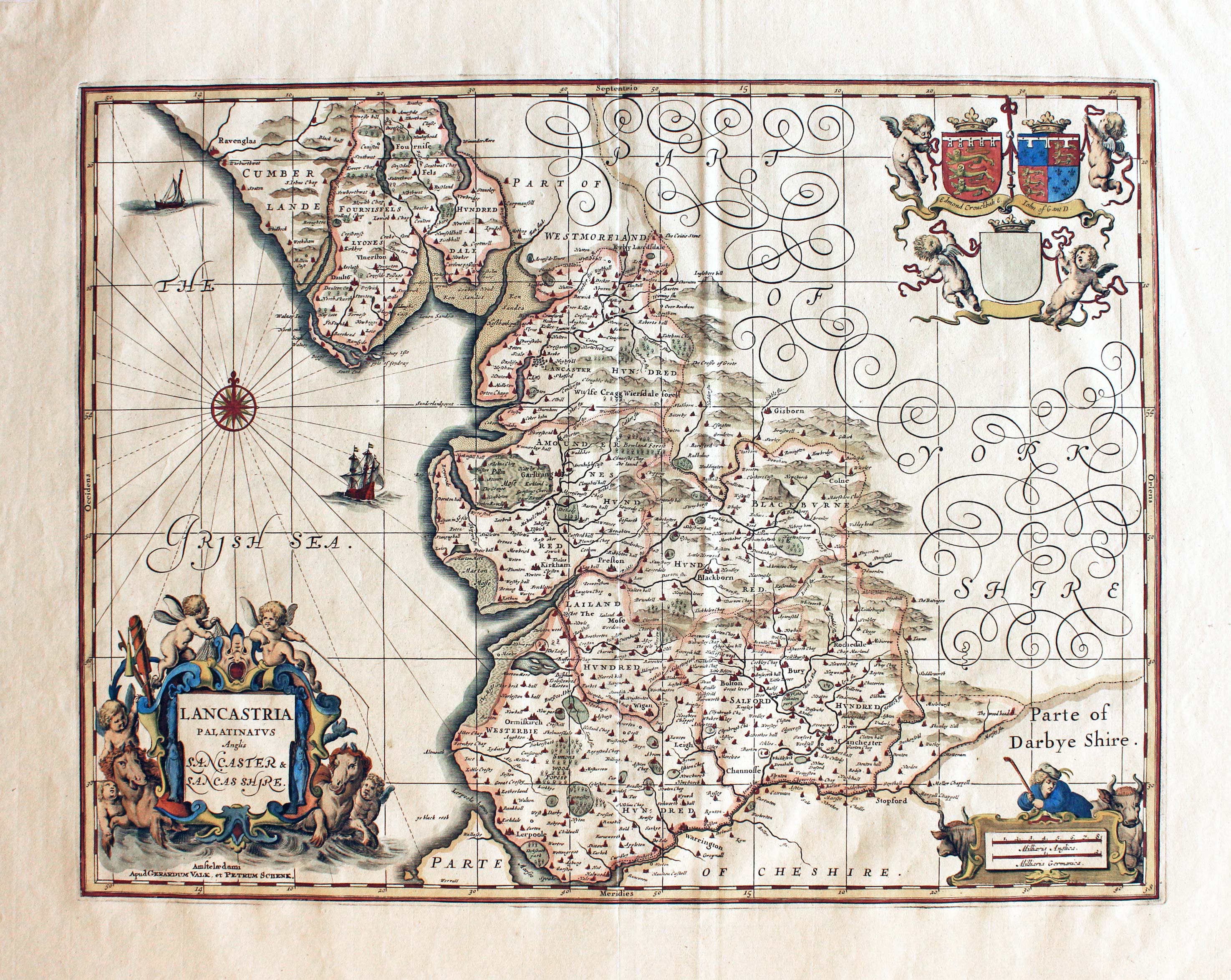 Lancashire Schen/Valk c.1715  Lancashire Schen/Valk c.1715