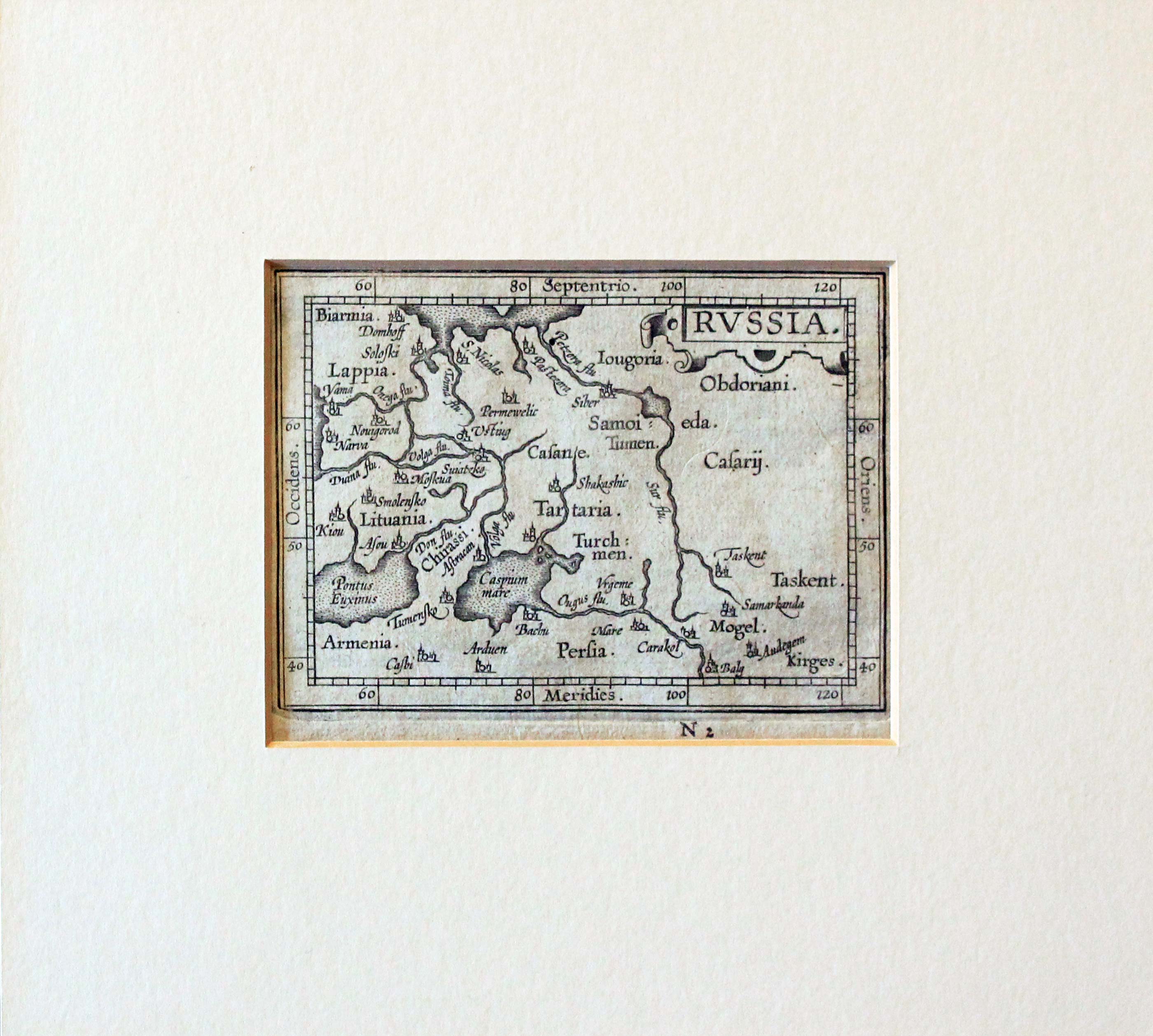 Russia Abraham Ortelis c.1603