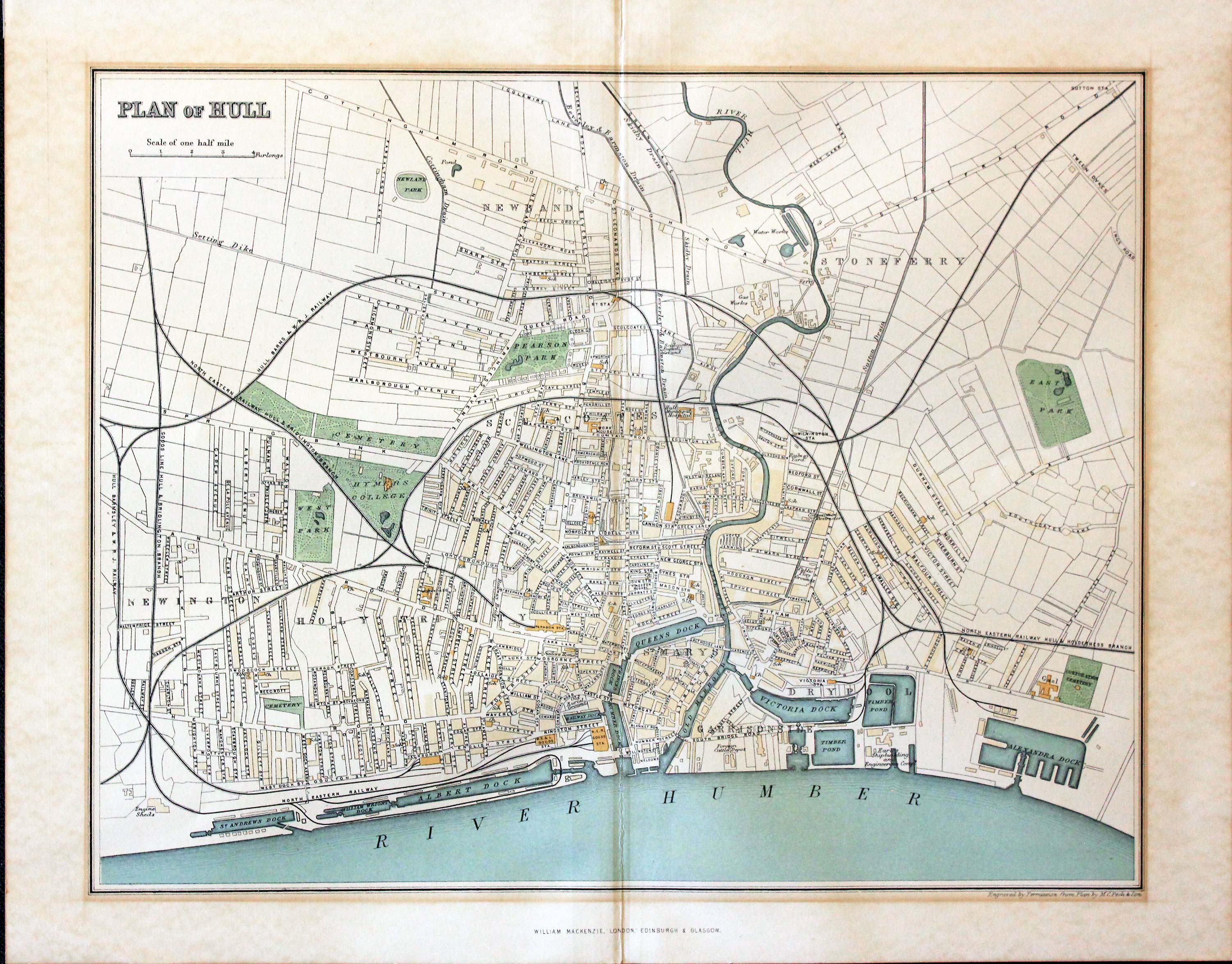 Plan of Hull William Mackenzie c.1895