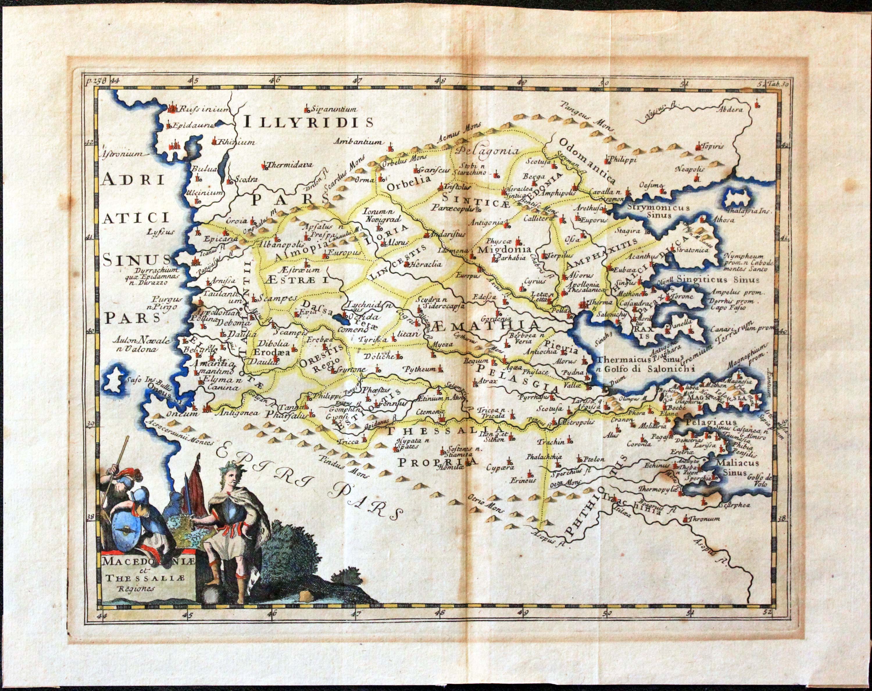 Macedonia and Thessaly, Philipp Cluver 1727  Macedonia and Thessaly, Philipp Cluver 1727
