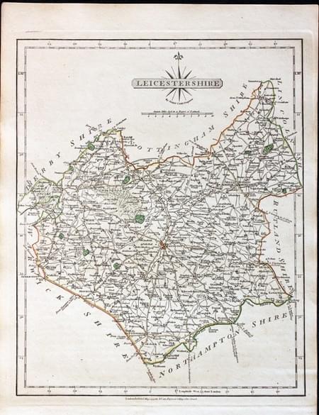 Leicestershire, John Cary, 1802