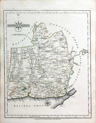 Monmouthshire, John Cary, 1802