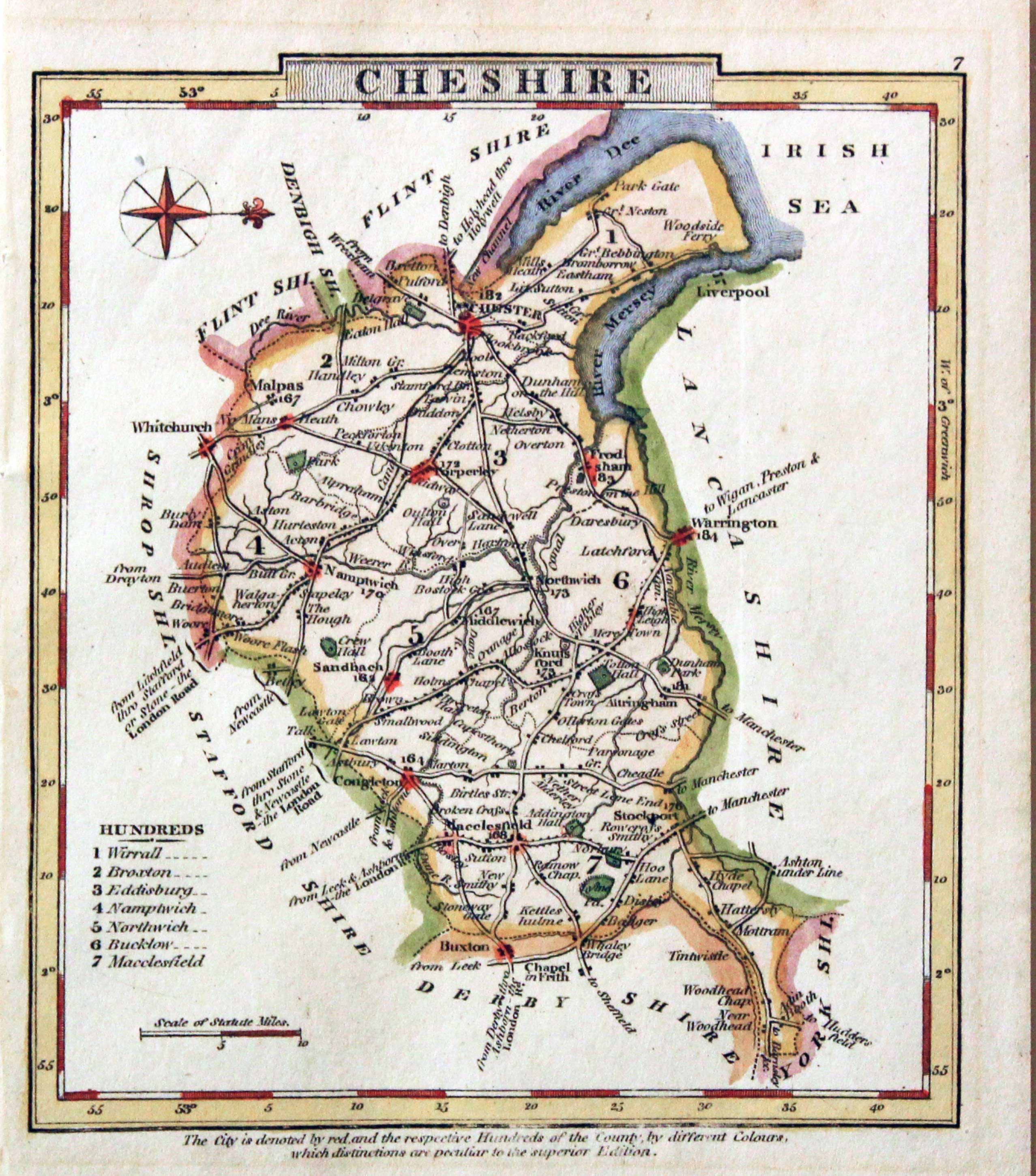 Cheshire, G.A. Cooke 1824  Cheshire, G.A. Cooke 1824