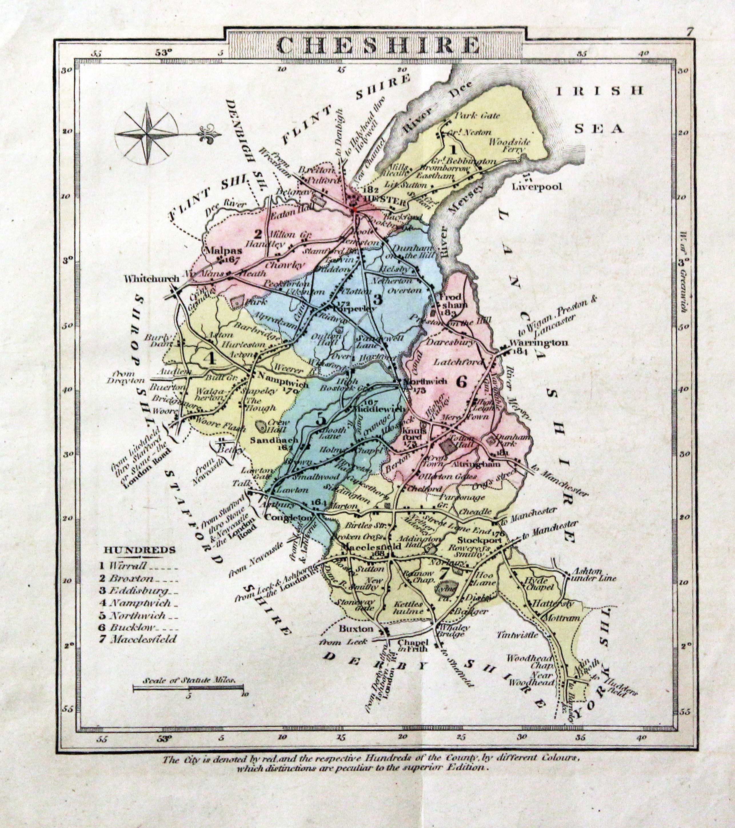Cheshire, G.A. Cooke 1824  Cheshire, G.A. Cooke 1824
