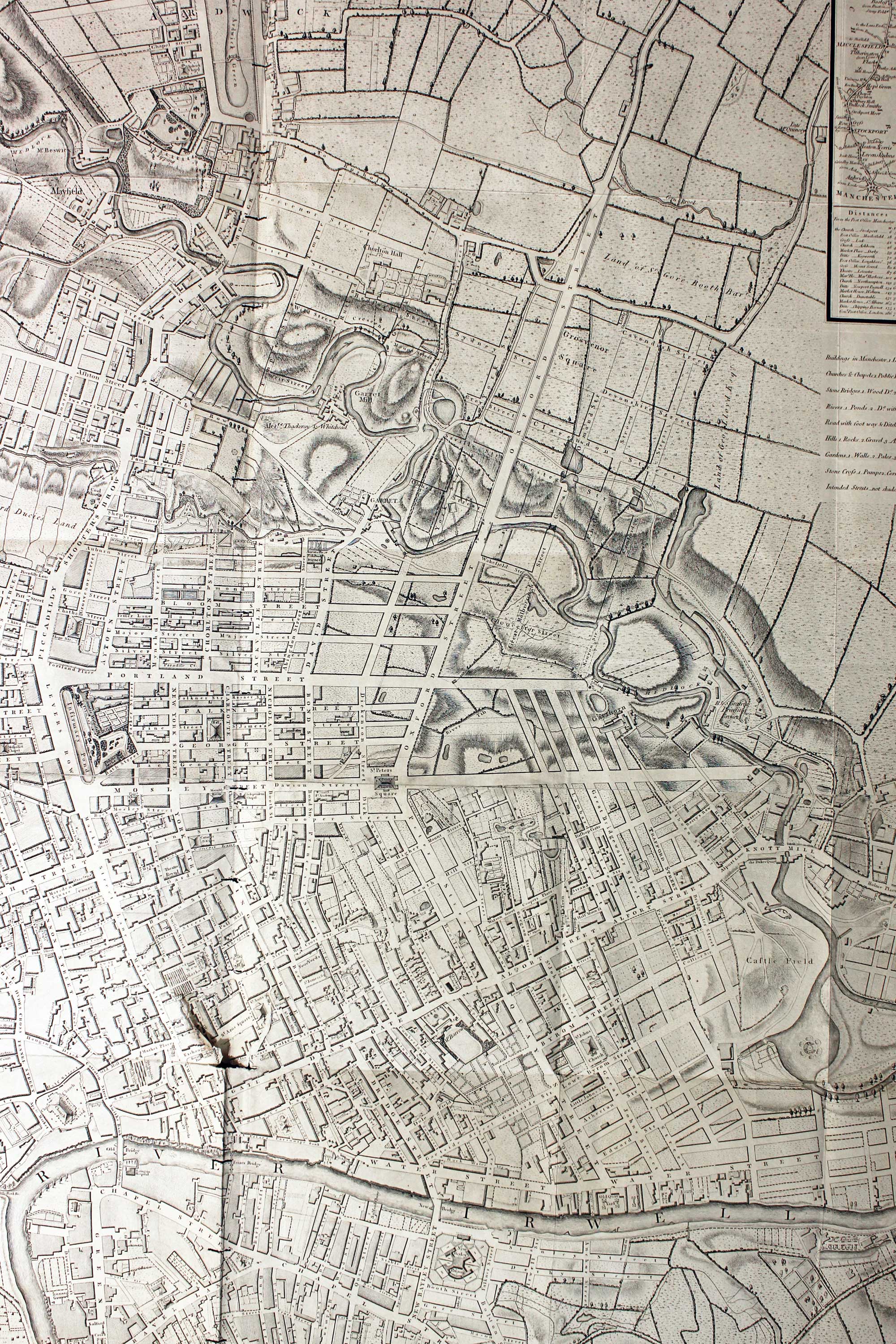 Detail Machester plan by C. Laurent  Detail Machester plan by C. Laurent