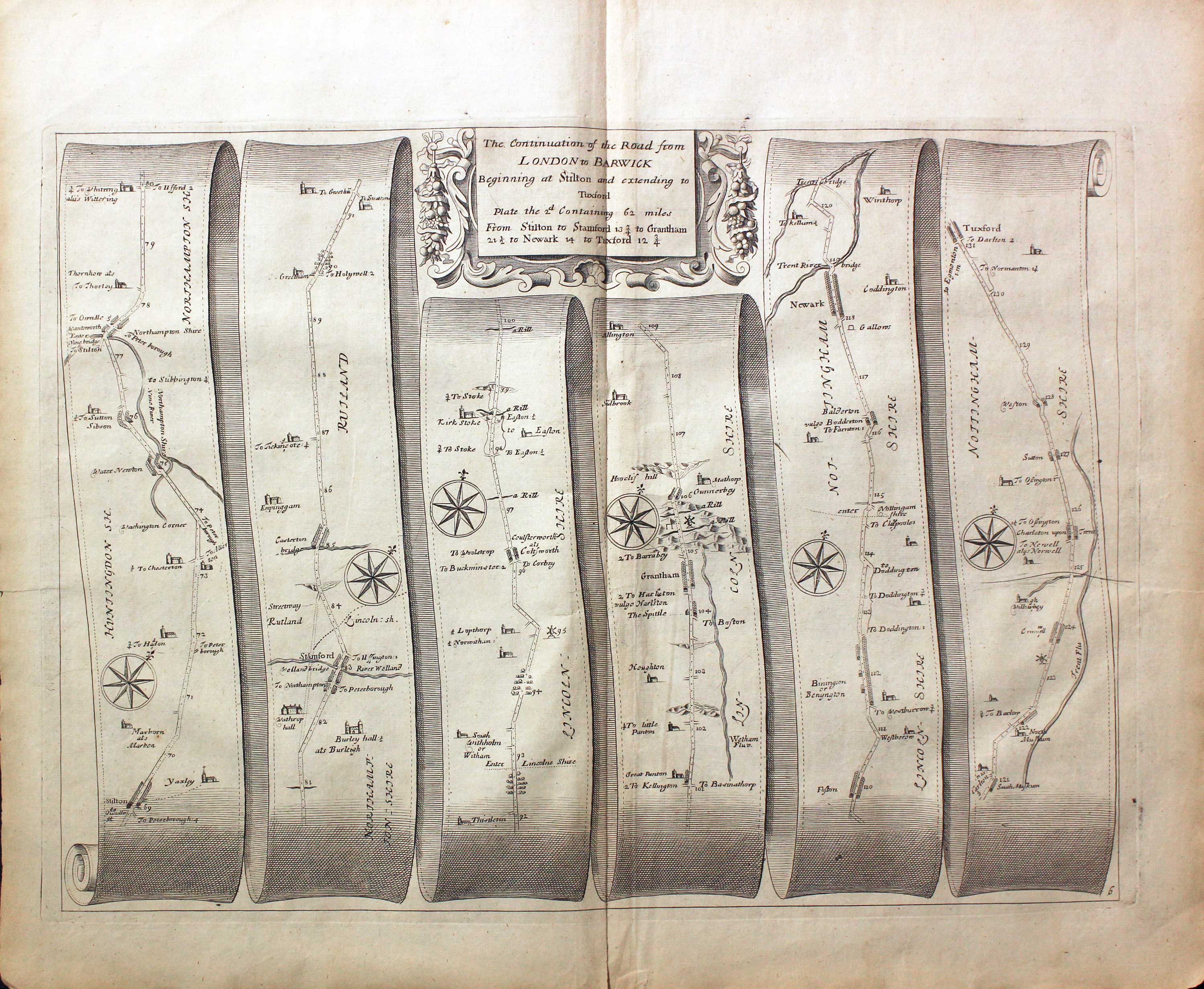 Plate 6 London to Tuxford