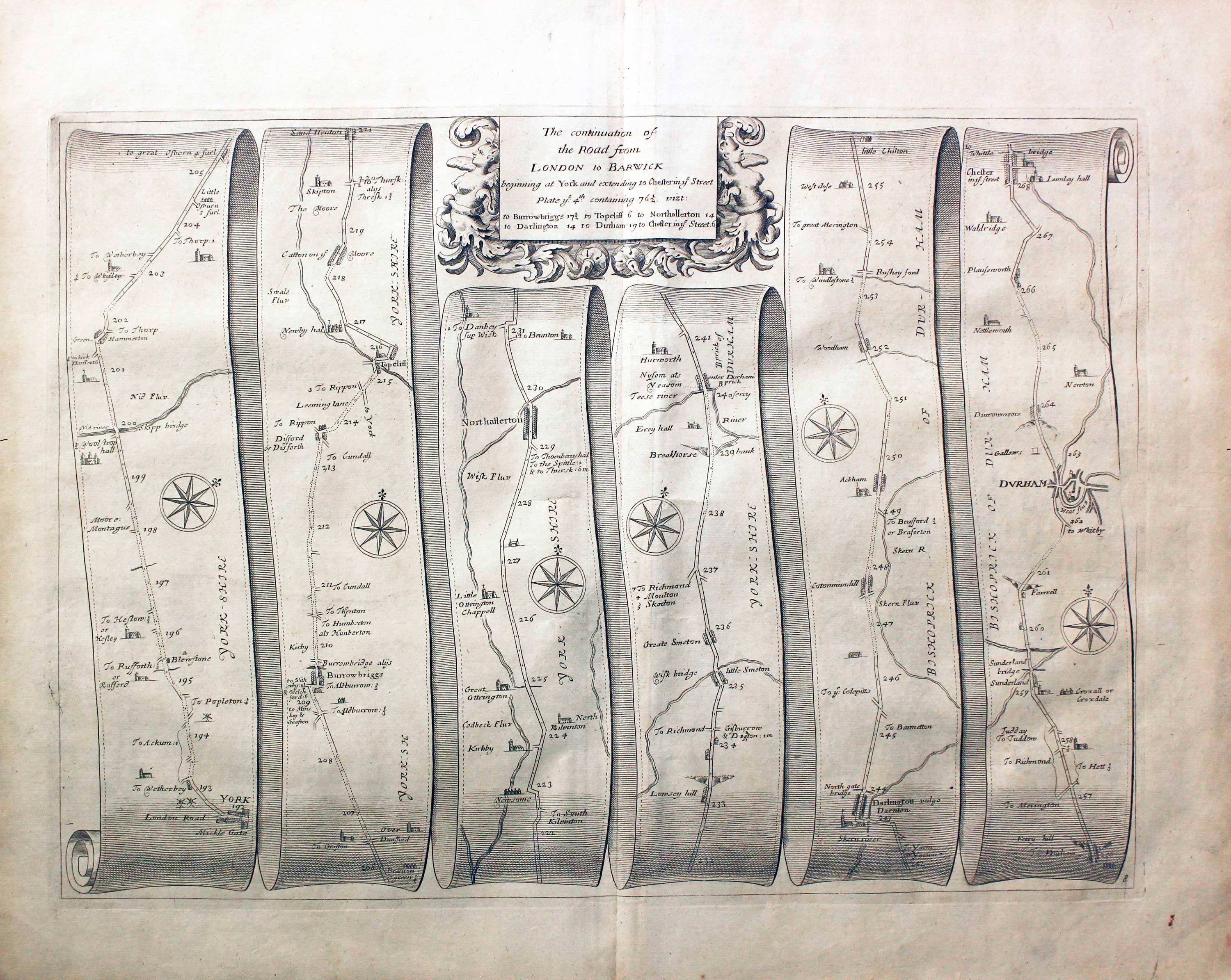 Plate 8 York to Chester-le-Street