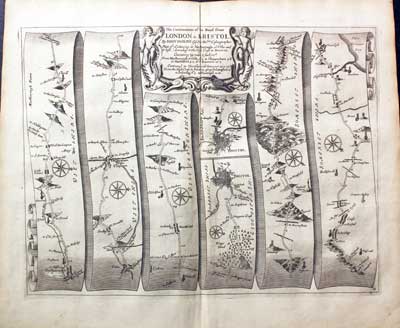  Plate 10 London to Marlborough by John Ogilby 1675 